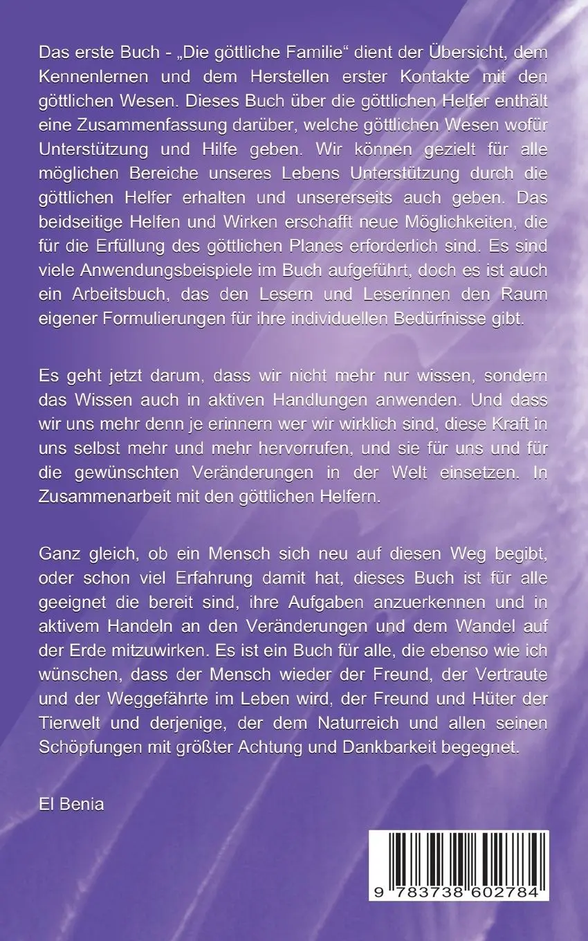 Rückseite: 9783738602784 | Göttliche Helfer | El Benia | Taschenbuch | 152 S. | Deutsch | 2014