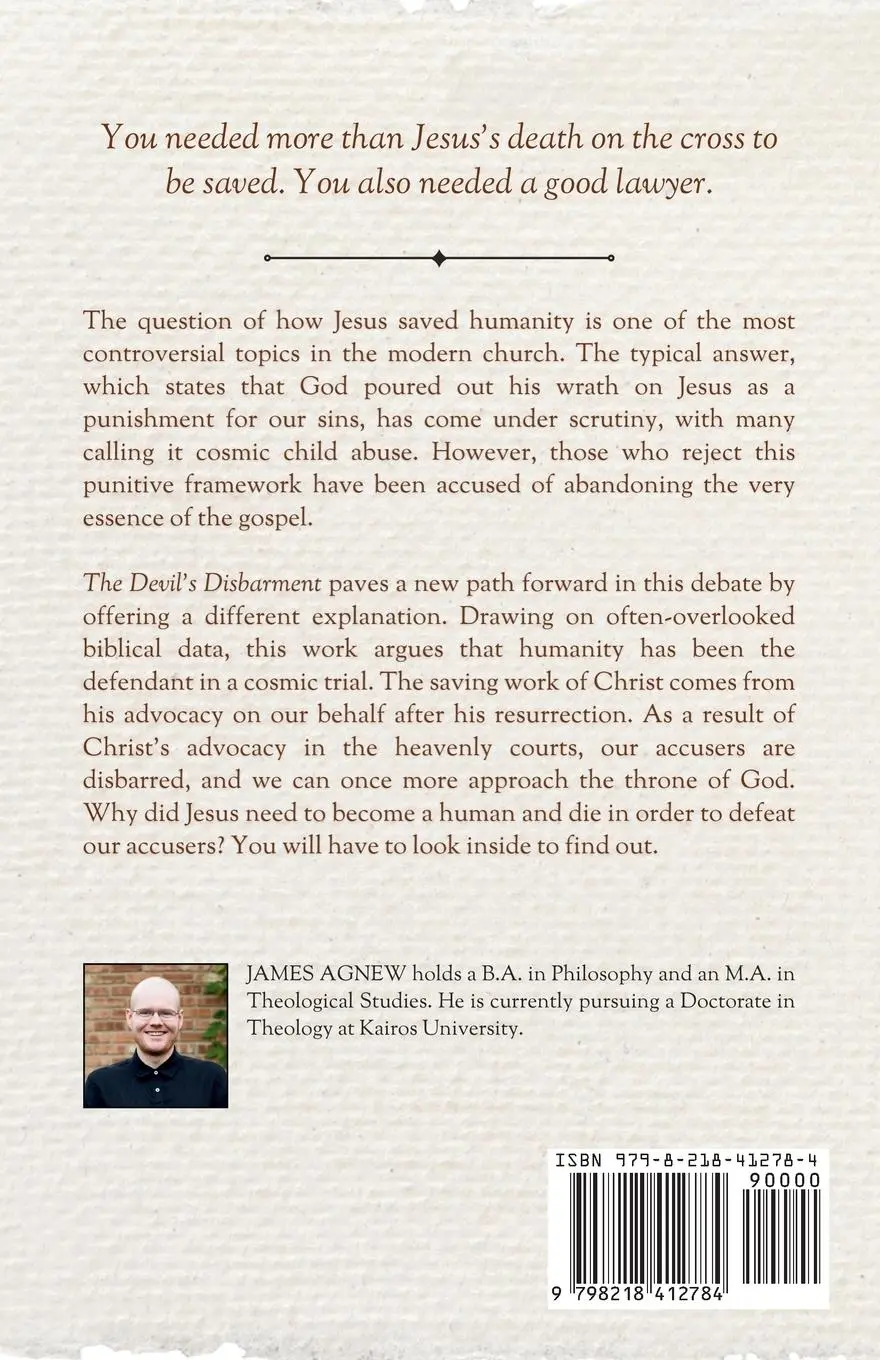 Rückseite: 9798218412784 | The Devil's Disbarment | James Agnew | Taschenbuch | Englisch | 2024