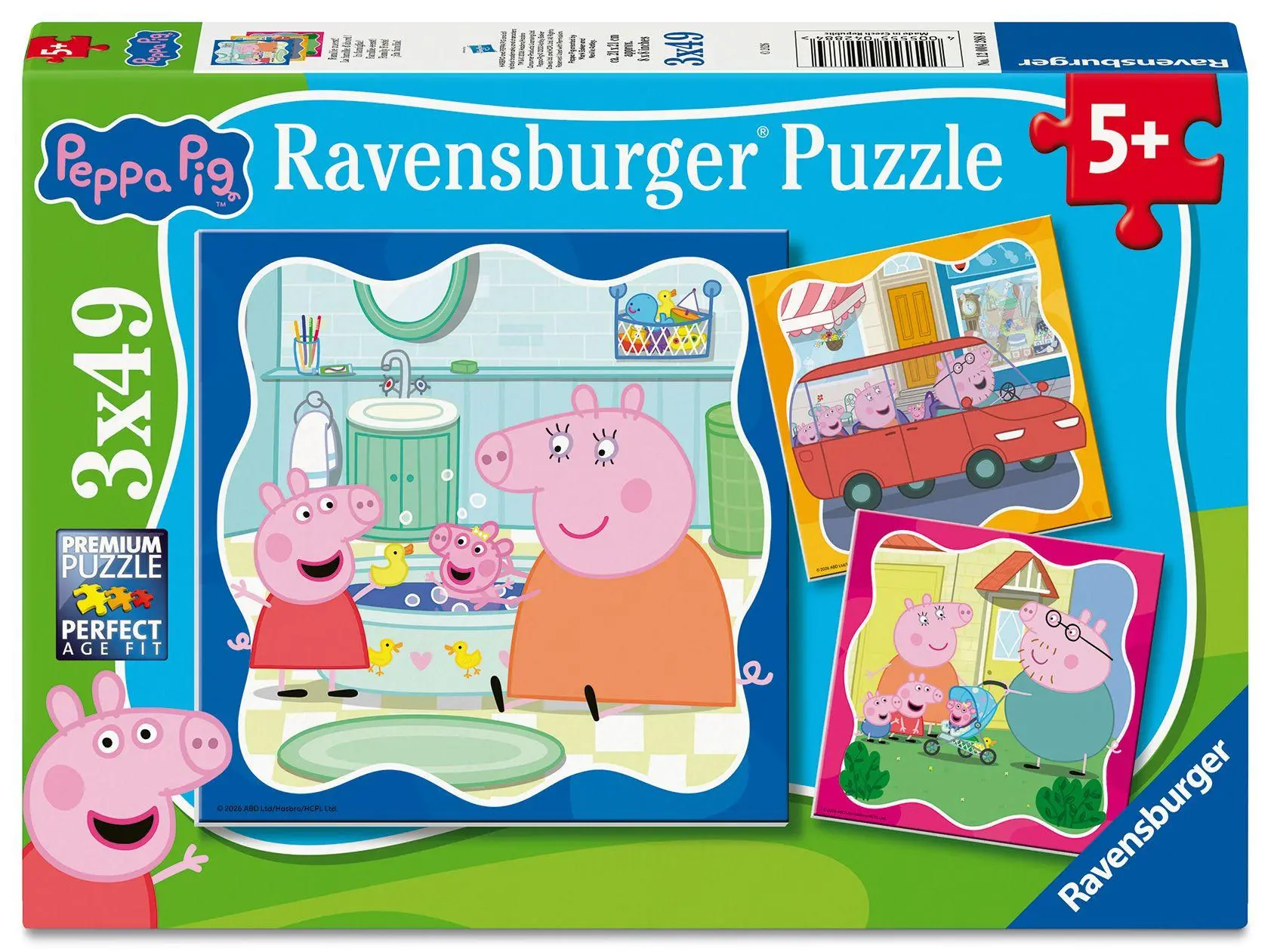 Cover: 4005555042884 | Kinderpuzzle 3x49 Teile - Familie zuerst! | Spiel | 12004288 | Deutsch