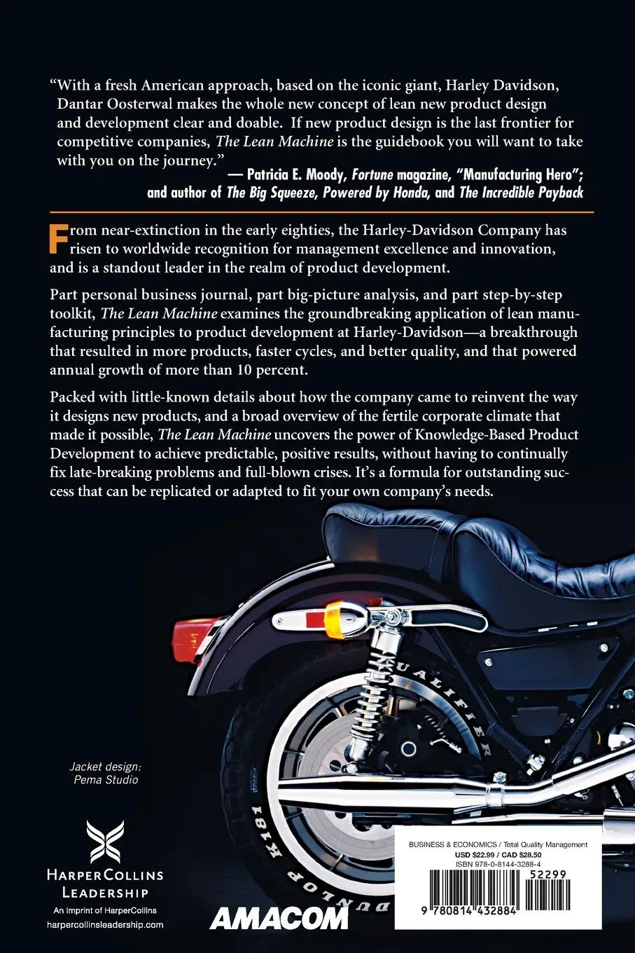 Rückseite: 9780814432884 | The Lean Machine | Dantar P Oosterwal | Taschenbuch | Englisch | 2010