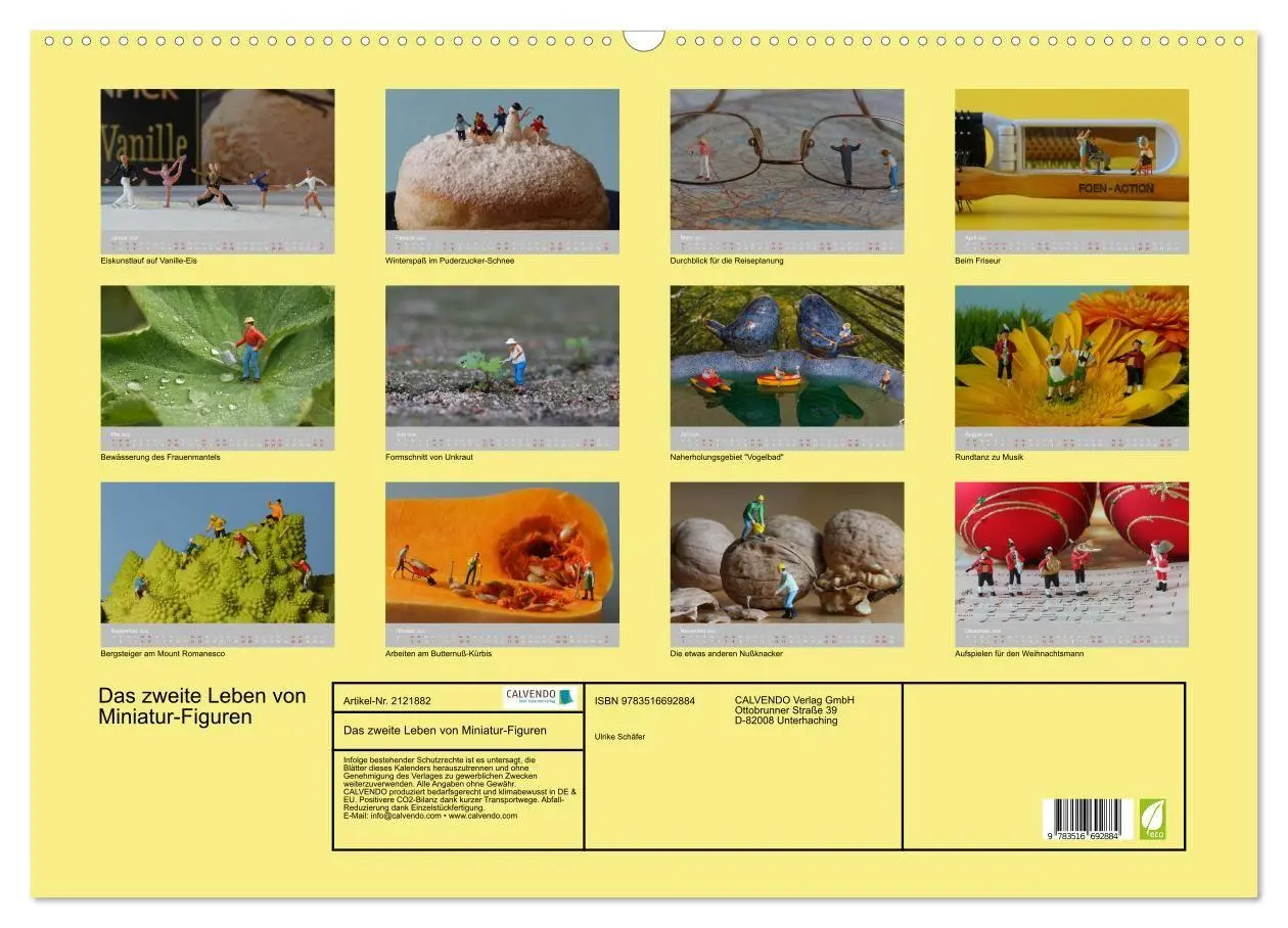 Bild: 9783516692884 | Das zweite Leben von Miniatur-Figuren (Wandkalender 2026 DIN A2...