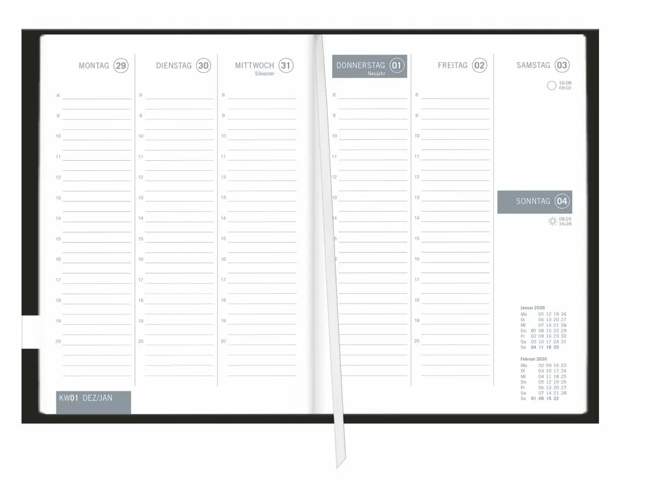 Bild: 9783756412884 | times&amp;more Typo Kalenderbuch 2026 | Heye | Buch | Bürokalender Heye