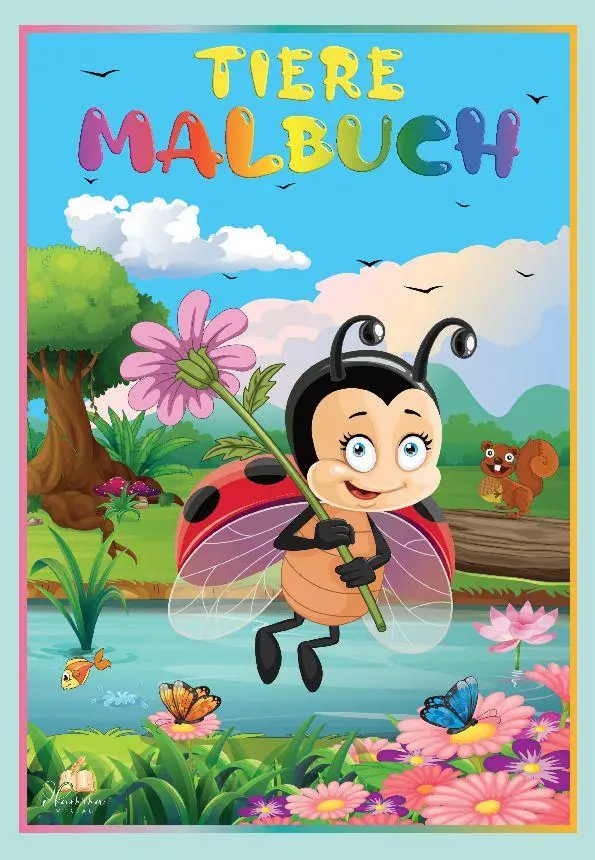 Cover: 9783986572884 | Tiere Malbuch für Kinder ab 2 Jahren mit 50 schönen Tiermotiven zum...