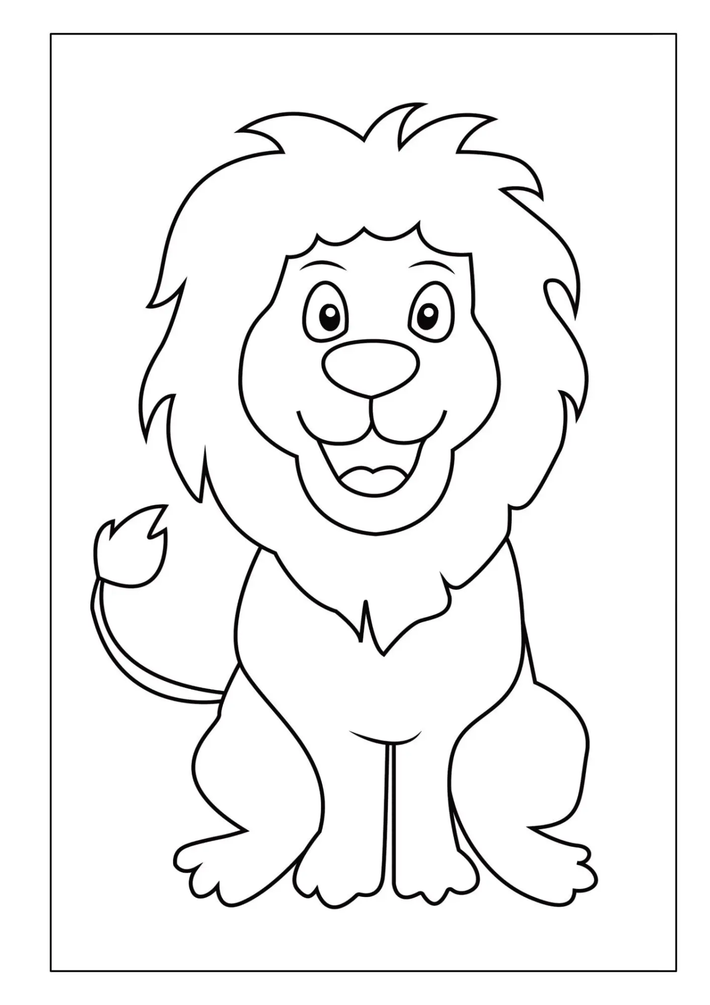 Bild: 9783986572884 | Tiere Malbuch für Kinder ab 2 Jahren mit 50 schönen Tiermotiven zum...