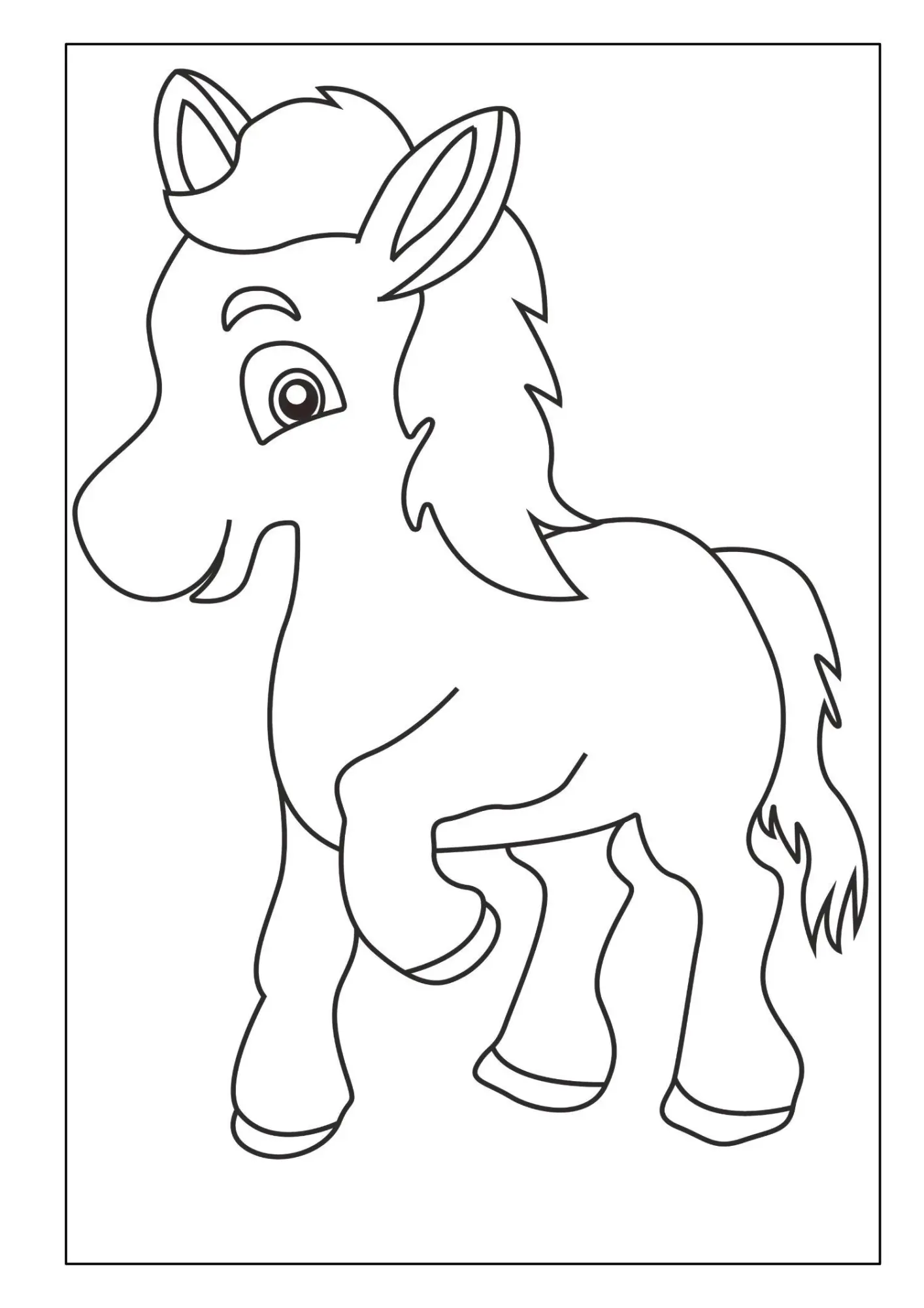 Bild: 9783986572884 | Tiere Malbuch für Kinder ab 2 Jahren mit 50 schönen Tiermotiven zum...