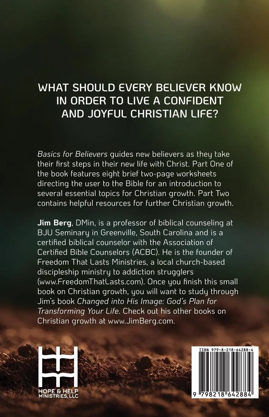 Rückseite: 9798218642884 | Basics for Believers | An Introduction to Christian Growth | Jim Berg