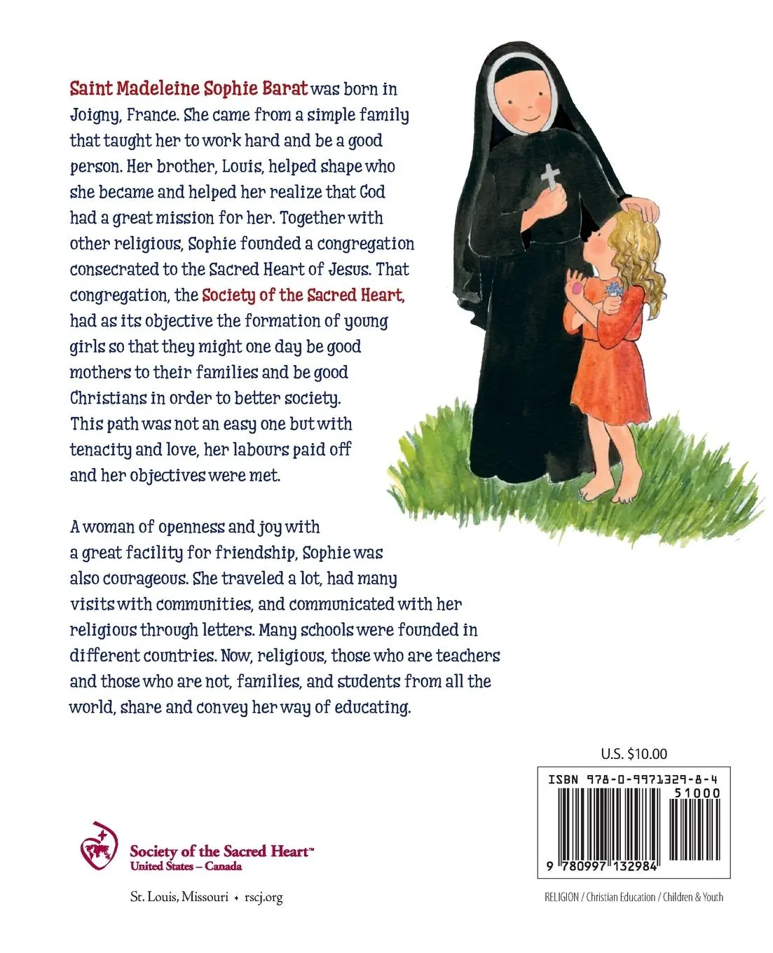 Rückseite: 9780997132984 | Saint Madeleine Sophie | Foundress of the Society of the Sacred Heart
