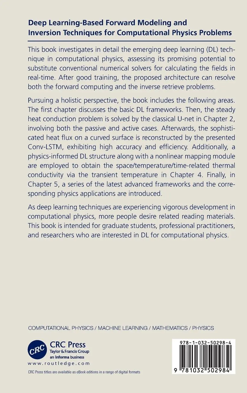Rückseite: 9781032502984 | Deep Learning-Based Forward Modeling and Inversion Techniques for...