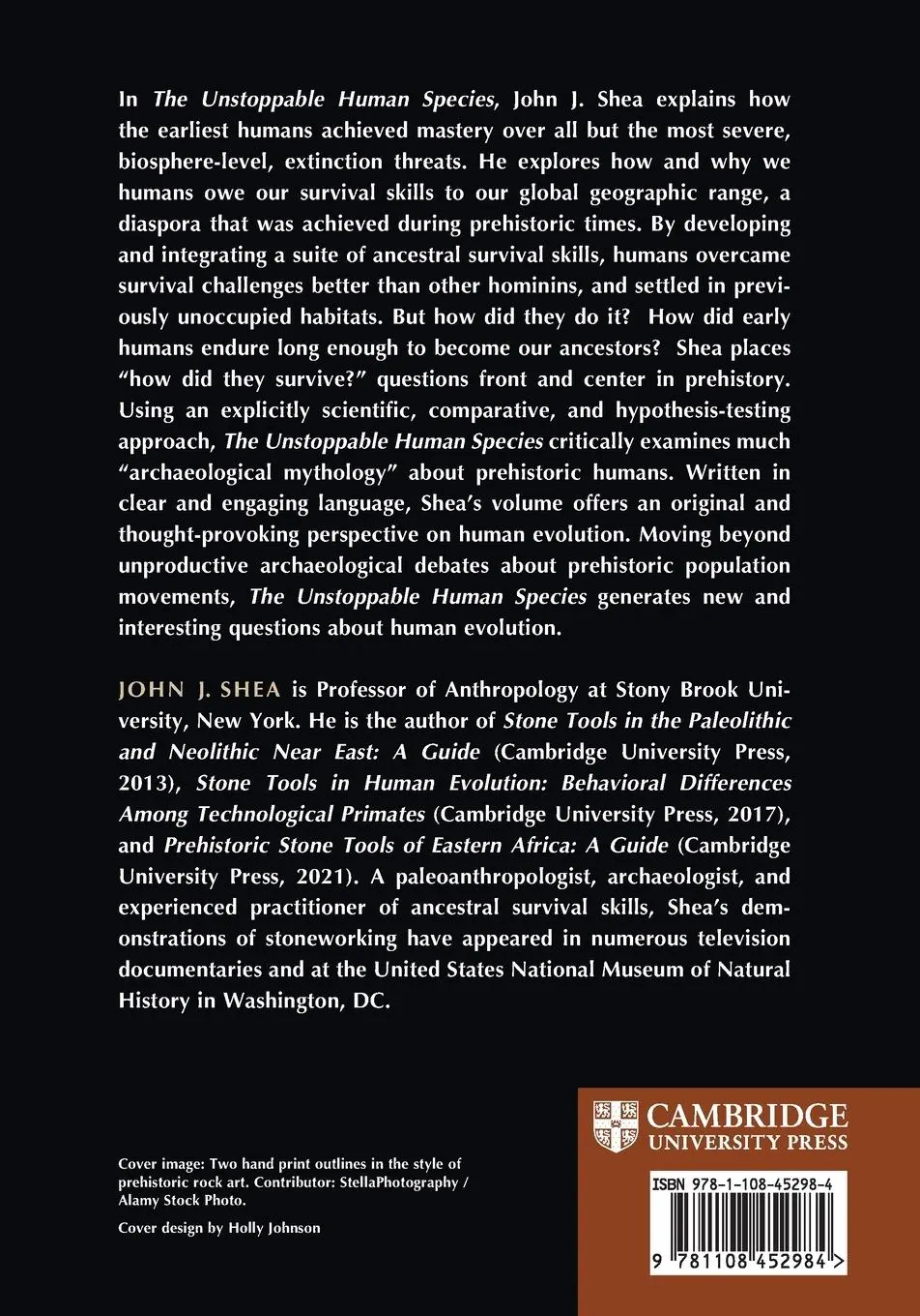 Rückseite: 9781108452984 | The Unstoppable Human Species | John J Shea | Taschenbuch | Englisch