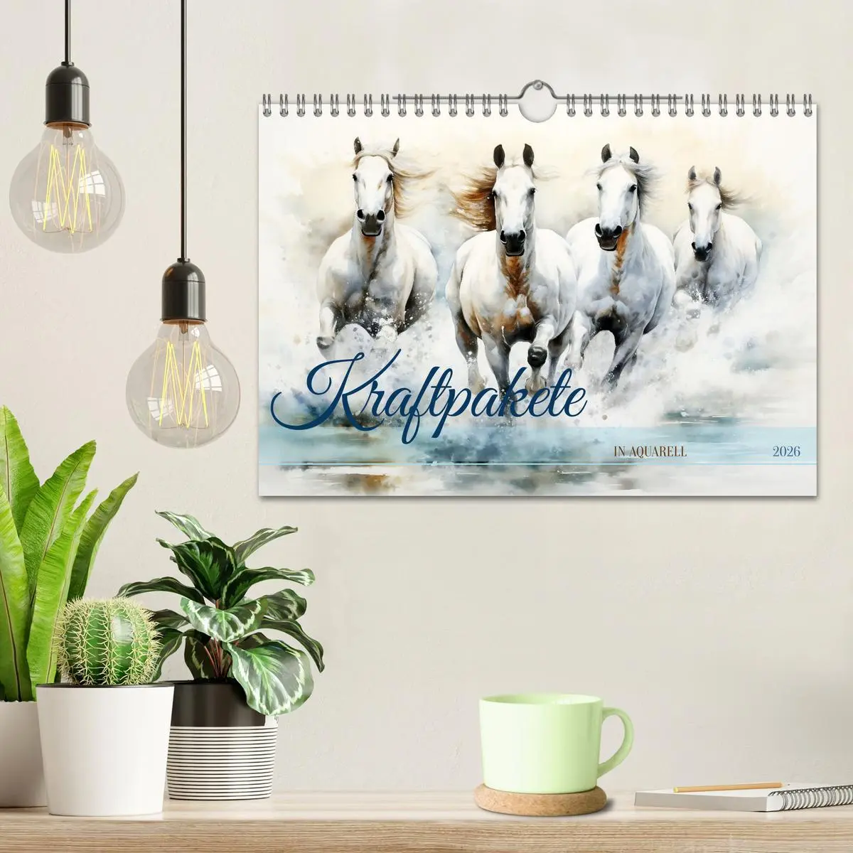 Bild: 9783457352984 | Kraftpakete in Aquarell (Wandkalender 2026 DIN A4 quer), CALVENDO...