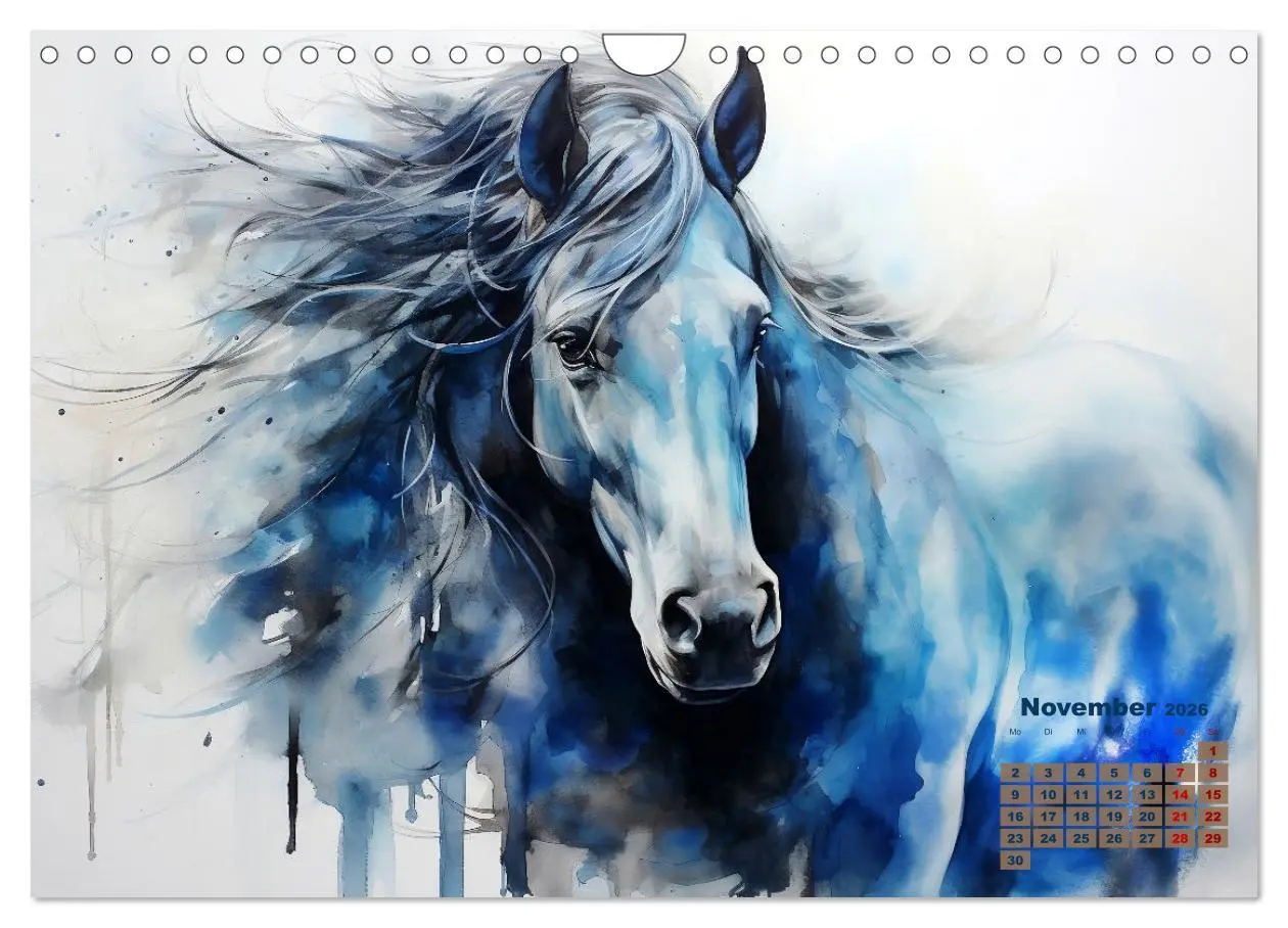 Bild: 9783457352984 | Kraftpakete in Aquarell (Wandkalender 2026 DIN A4 quer), CALVENDO...