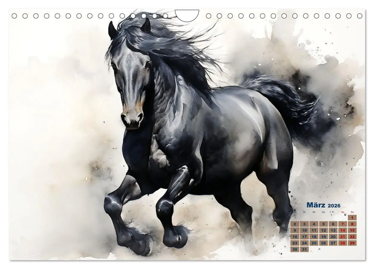 Bild: 9783457352984 | Kraftpakete in Aquarell (Wandkalender 2026 DIN A4 quer), CALVENDO...