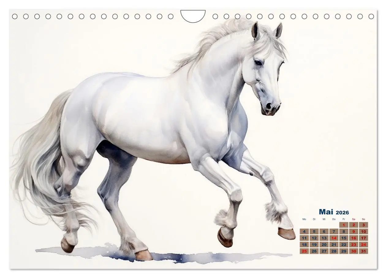 Bild: 9783457352984 | Kraftpakete in Aquarell (Wandkalender 2026 DIN A4 quer), CALVENDO...