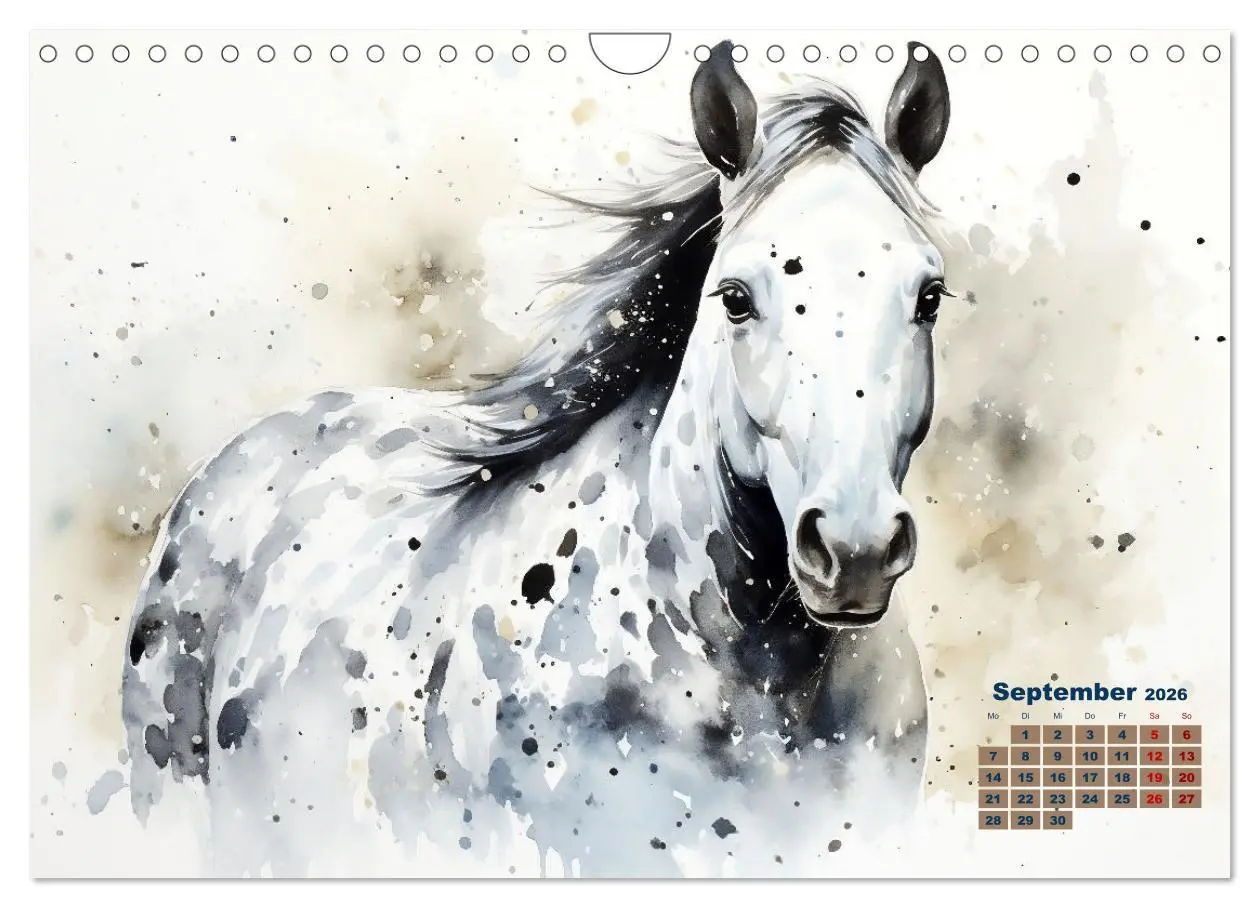 Bild: 9783457352984 | Kraftpakete in Aquarell (Wandkalender 2026 DIN A4 quer), CALVENDO...
