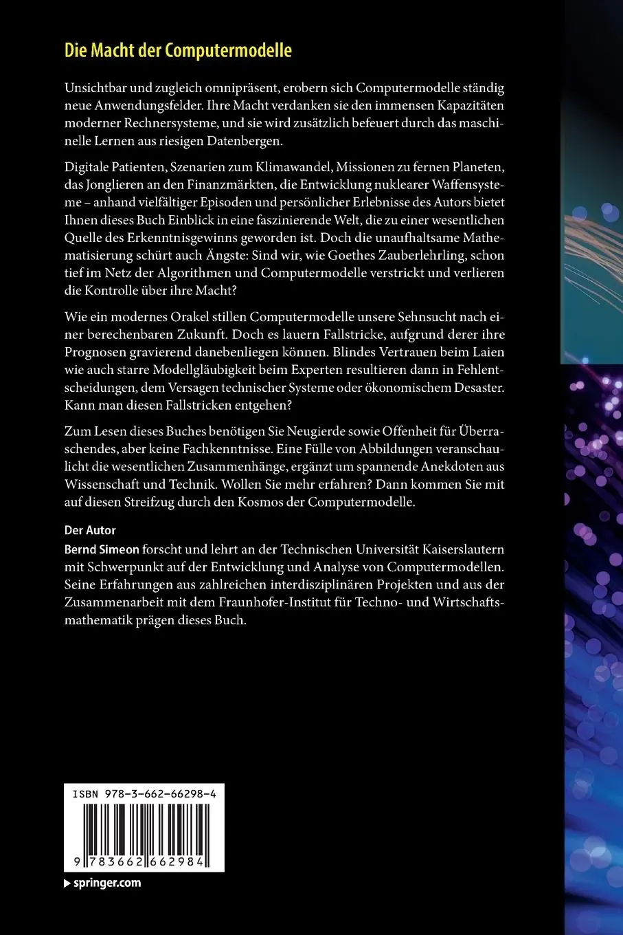 Rückseite: 9783662662984 | Die Macht der Computermodelle | Bernd Simeon | Taschenbuch | XIV