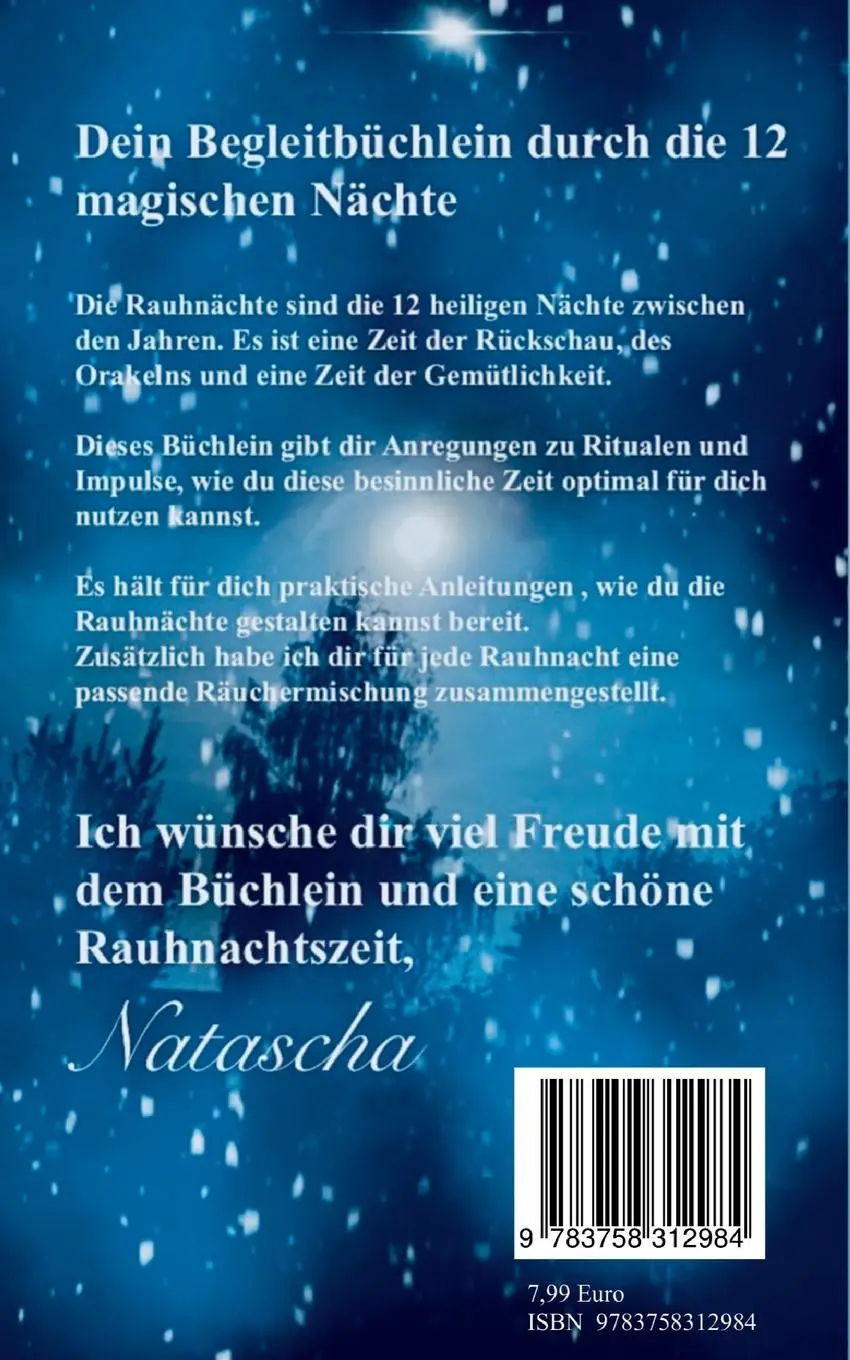 Rückseite: 9783758312984 | Rauhnächte und ihr Zauber | Natascha Wagner | Taschenbuch | Paperback