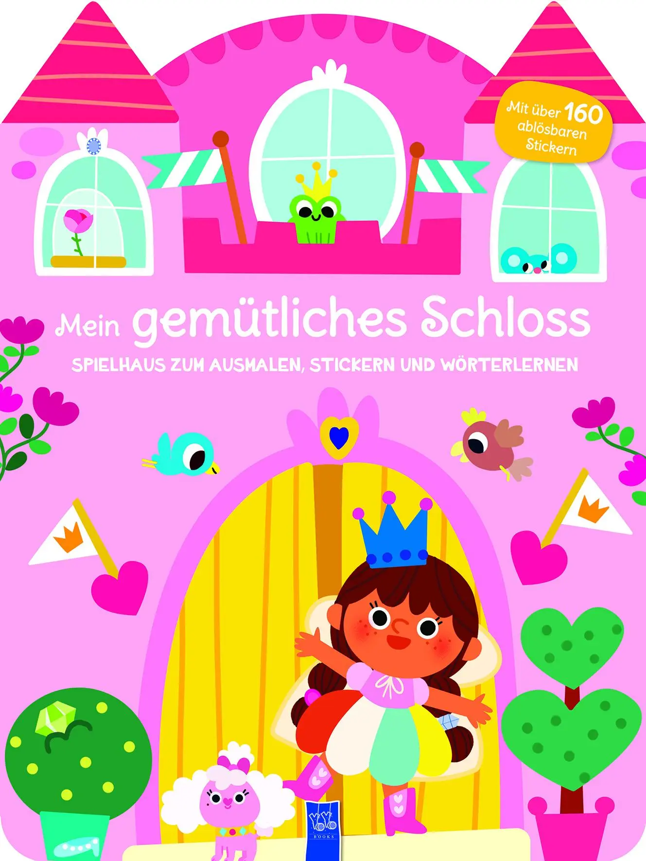 Cover: 9789465052984 | Mein gemütliches Schloss - Spielhaus zum Ausmalen, Stickern und...