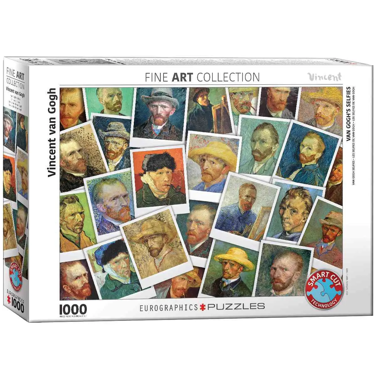 Cover: 628136653084 | Eurographics 6000-5308 - Van Gogh Selfies, Puzzle, 1.000 Teile | 2023