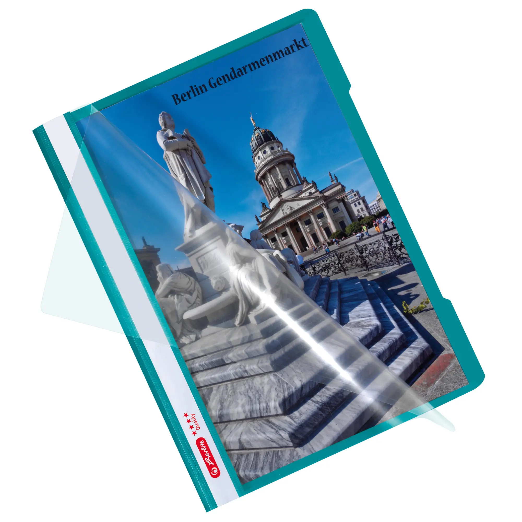 Cover: 4008110563084 | Herlitz Schnellhefter A4 QUALITY caribbean turquoise | 50016204 | 2020