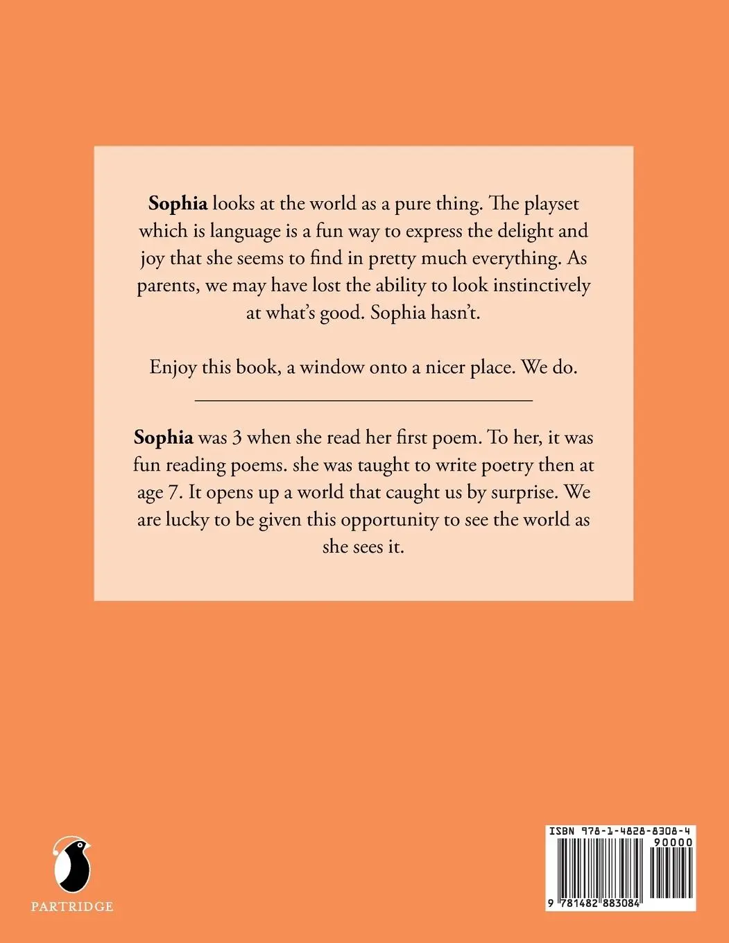 Rückseite: 9781482883084 | Sophia's World | Sophia B. | Taschenbuch | Kartoniert / Broschiert