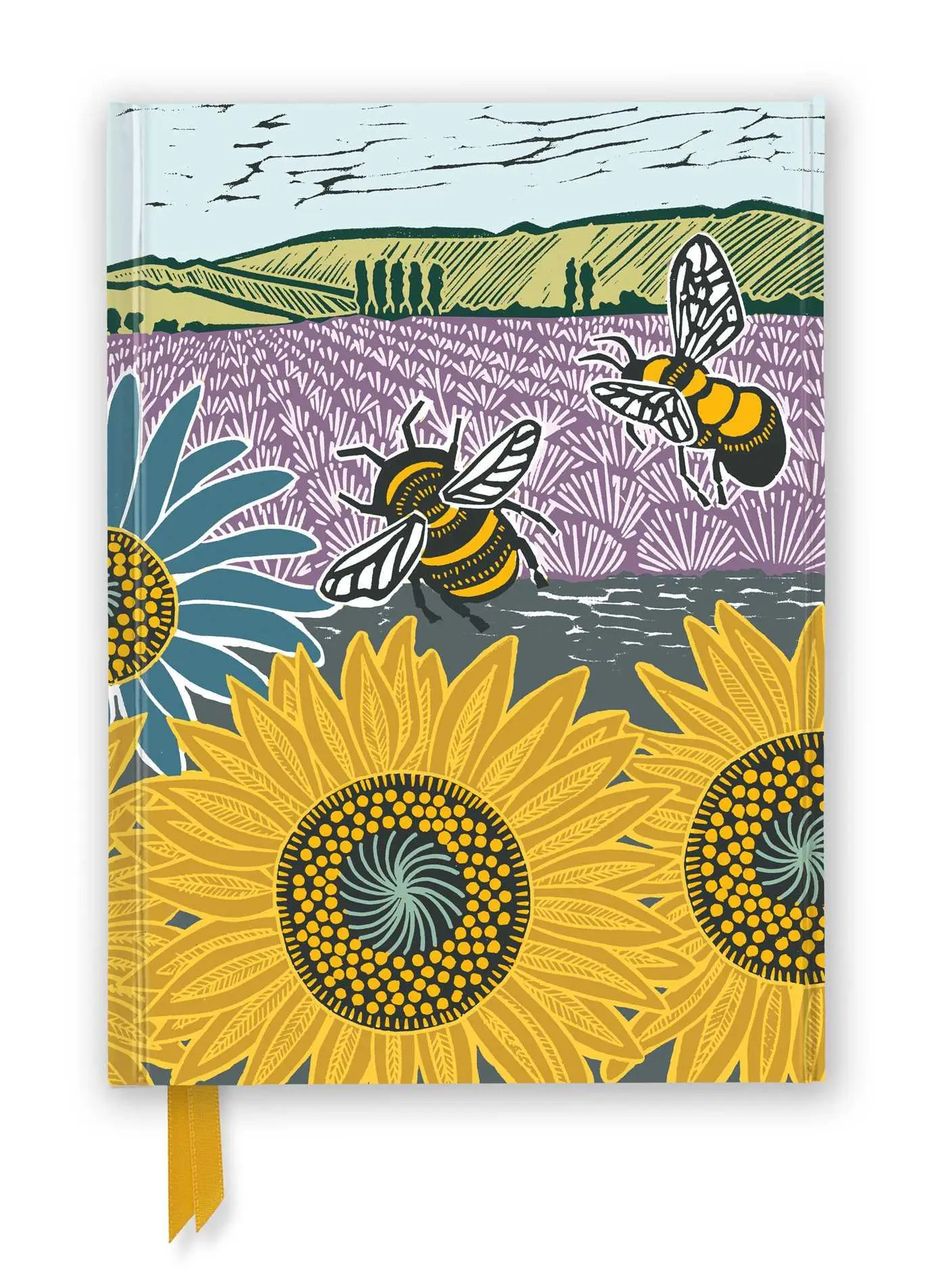 Cover: 9781804173084 | Kate Heiss: Sunflower Fields (Foiled Journal) | Flame Tree Publishing