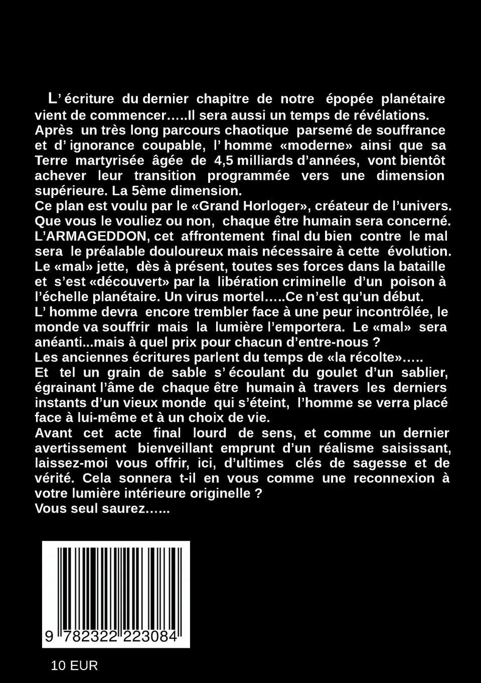 Rückseite: 9782322223084 | Conspiration des élites II. ARMAGEDDON | C. Faydit | Taschenbuch