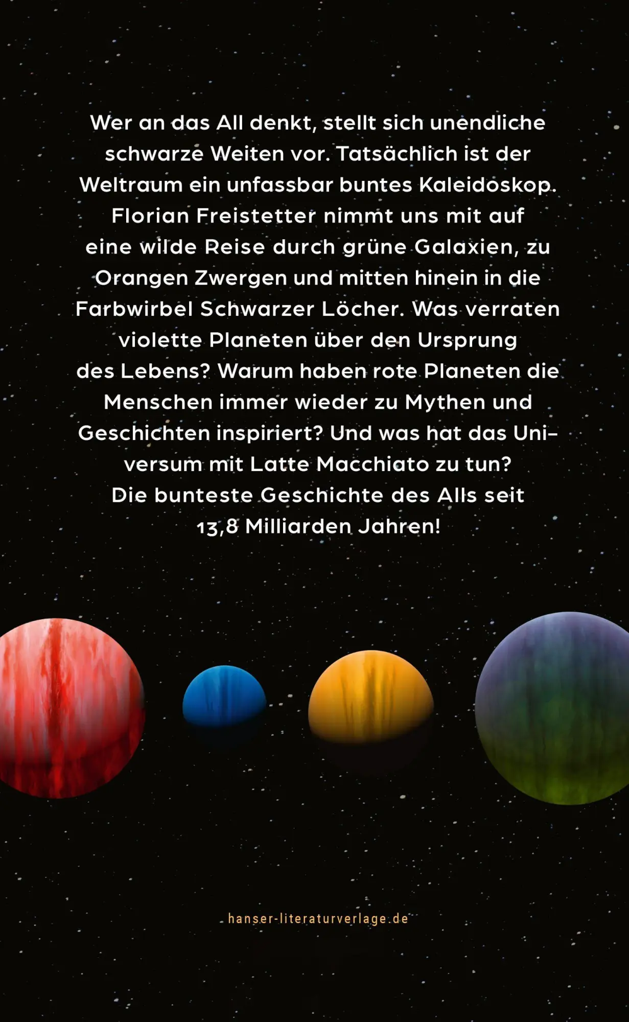 Bild: 9783446283084 | Die Farben des Universums | Florian Freistetter | Buch | 256 S. | 2026