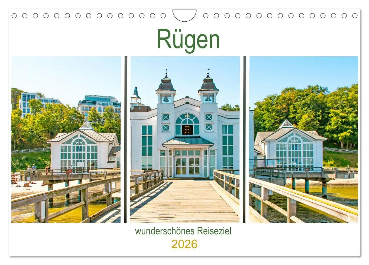 Cover: 9783457623084 | Rügen - wunderschönes Reiseziel (Wandkalender 2026 DIN A4 quer),...