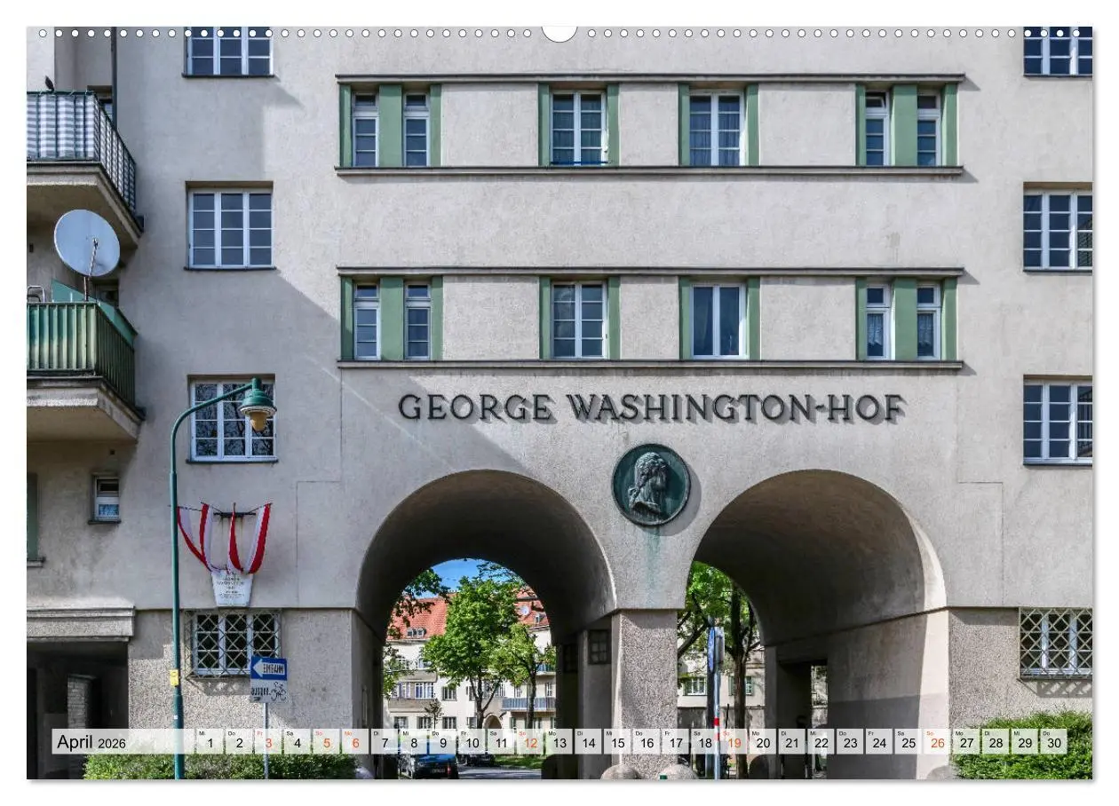 Bild: 9783457793084 | Baukunst des Roten Wien (Wandkalender 2026 DIN A2 quer), CALVENDO...