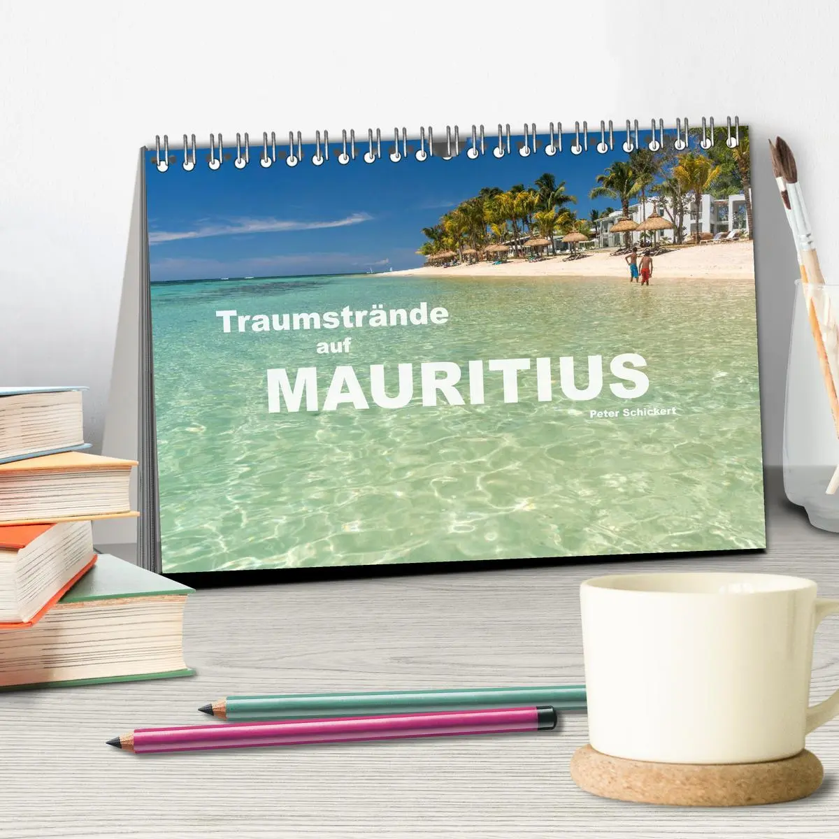 Bild: 9783457933084 | Traumstrände auf Mauritius (Tischkalender 2026 DIN A5 quer),...