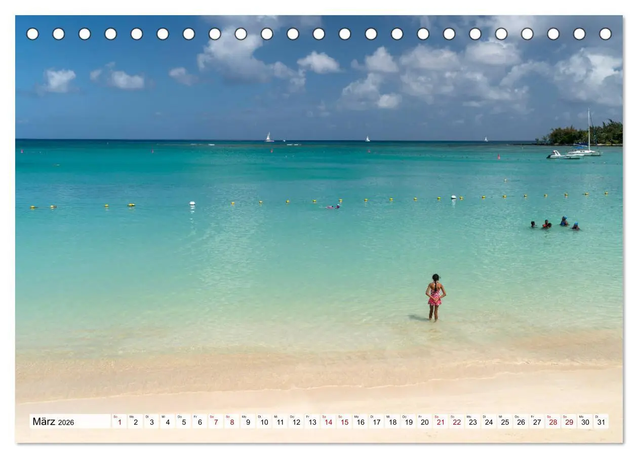 Bild: 9783457933084 | Traumstrände auf Mauritius (Tischkalender 2026 DIN A5 quer),...