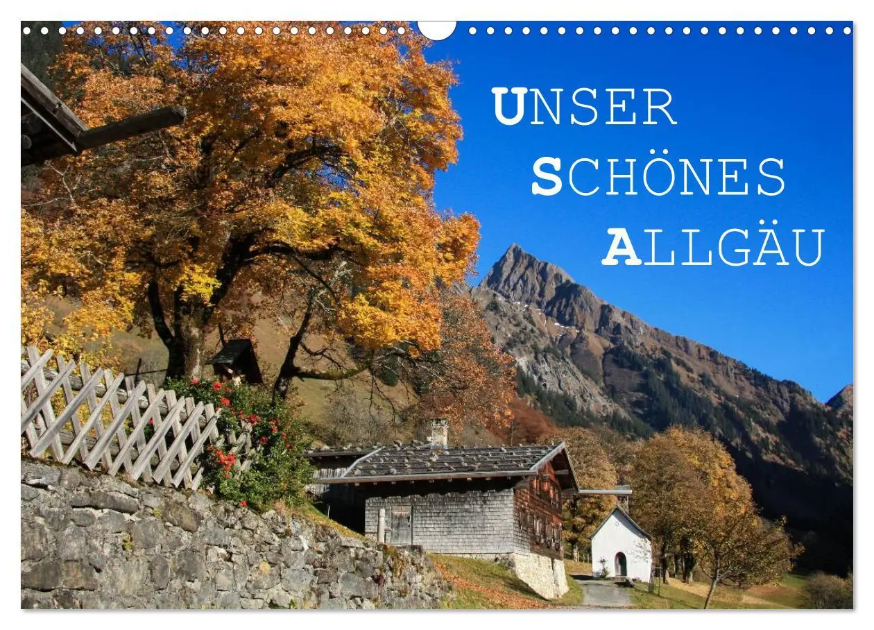 Cover: 9783516193084 | Unser schönes Allgäu (Wandkalender 2026 DIN A3 quer), CALVENDO...