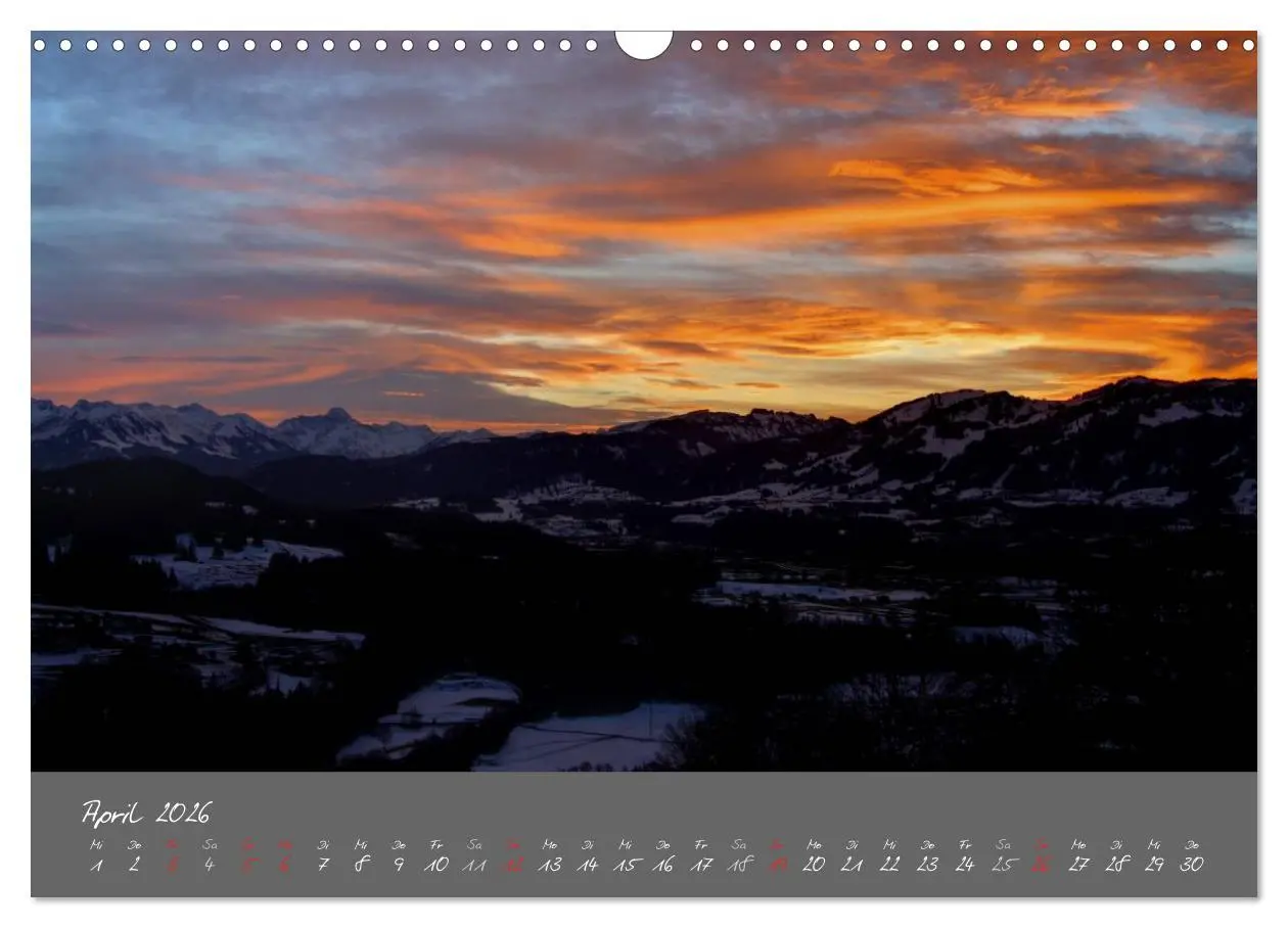 Bild: 9783516193084 | Unser schönes Allgäu (Wandkalender 2026 DIN A3 quer), CALVENDO...