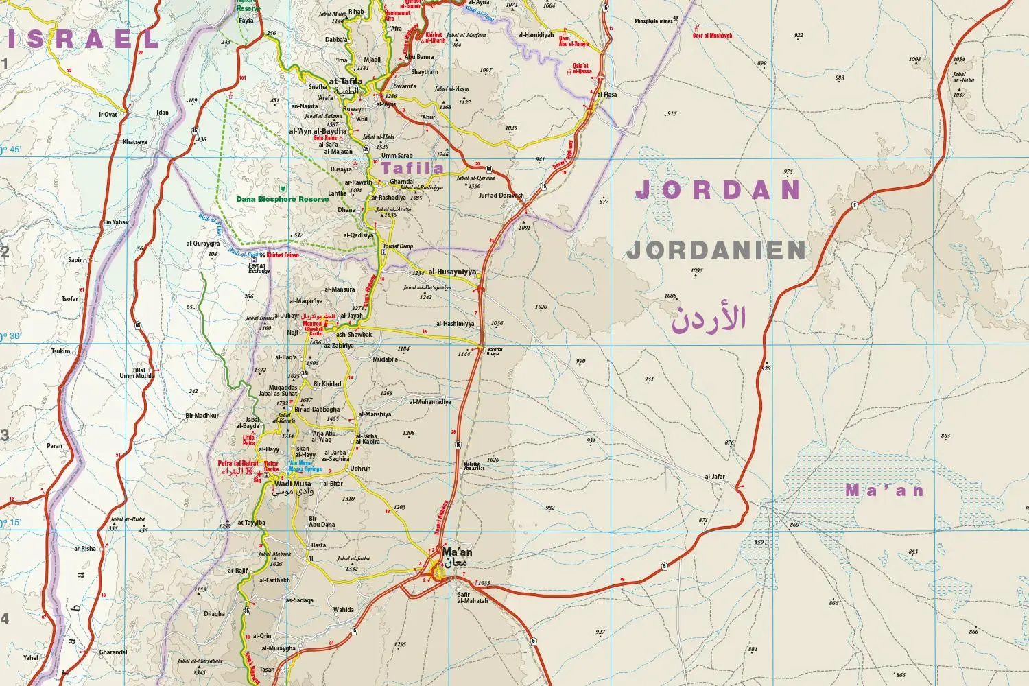 Bild: 9783831773084 | Reise Know-How Landkarte Jordanien / Jordan 1:400.000 | Rump | 2 S.