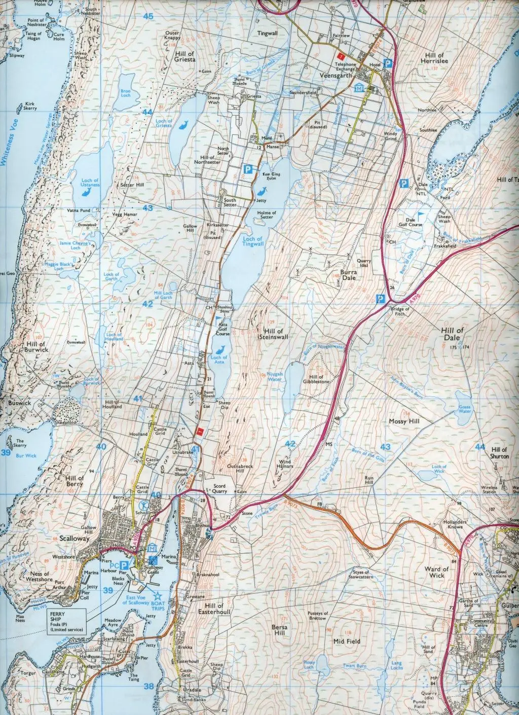 Bild: 9780319473184 | Shetland - Mainland South | Ordnance Survey | (Land-)Karte | Englisch