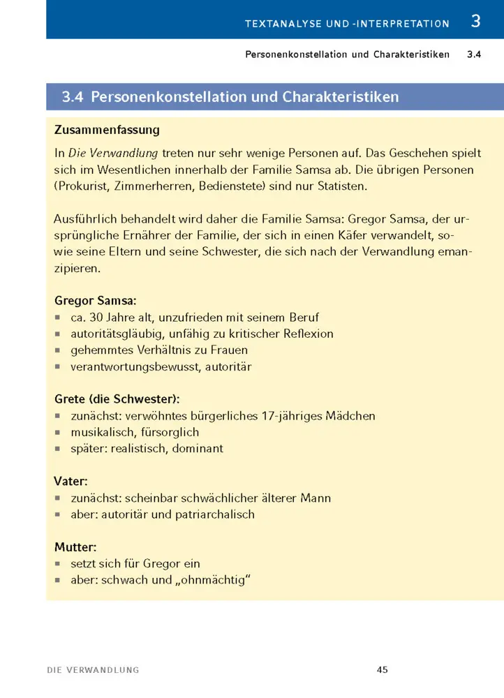 Bild: 9783129303184 | Die Verwandlung von Franz Kafka | Textanalyse und Interpretation