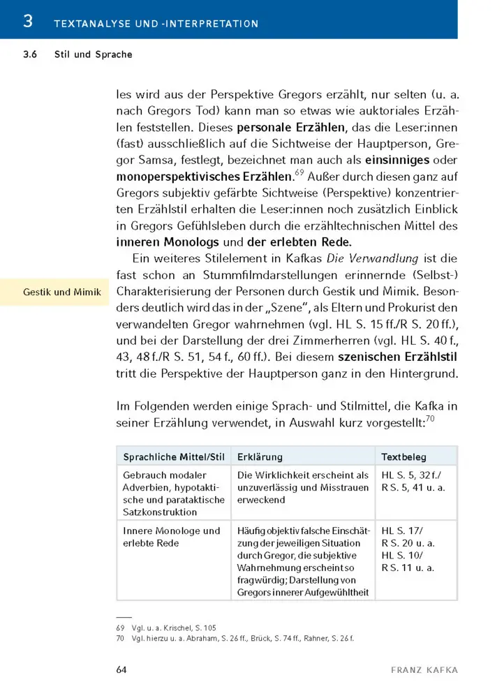 Bild: 9783129303184 | Die Verwandlung von Franz Kafka | Textanalyse und Interpretation