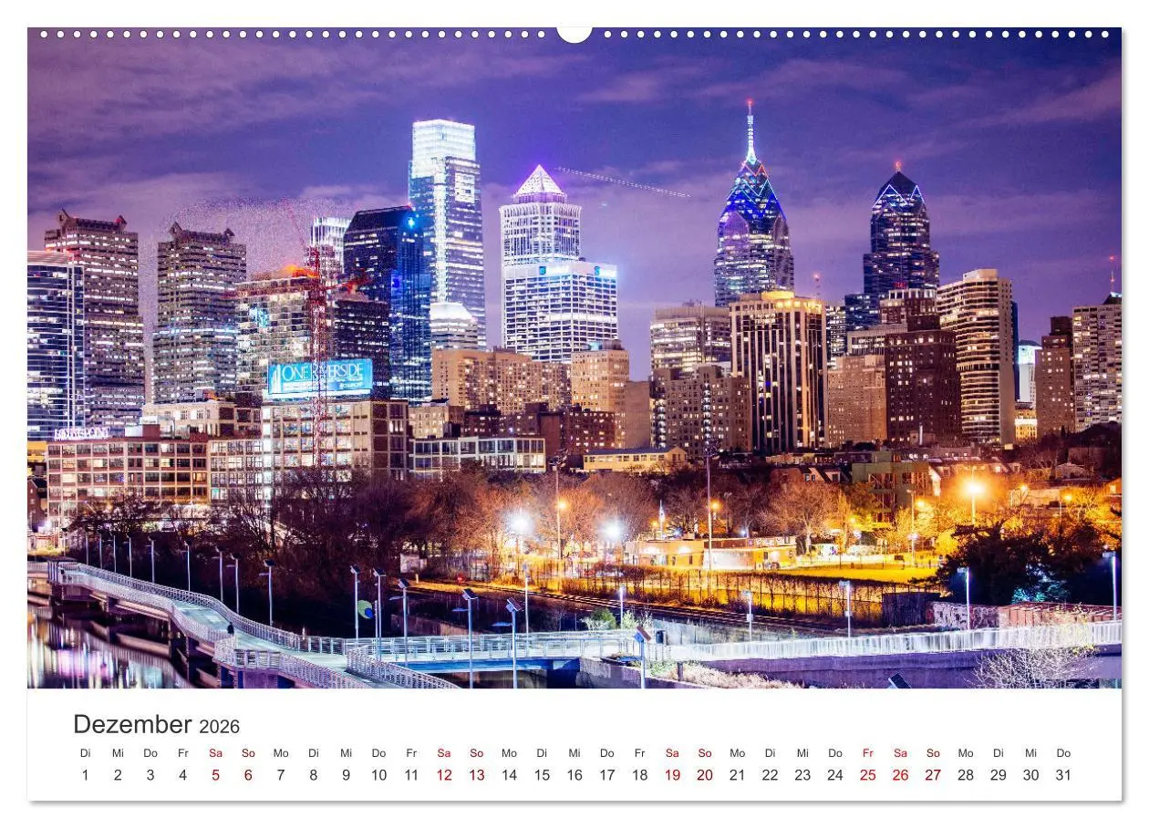 Bild: 9783457613184 | Philadelphia - The Birthplace of America (Wandkalender 2026 DIN A2...