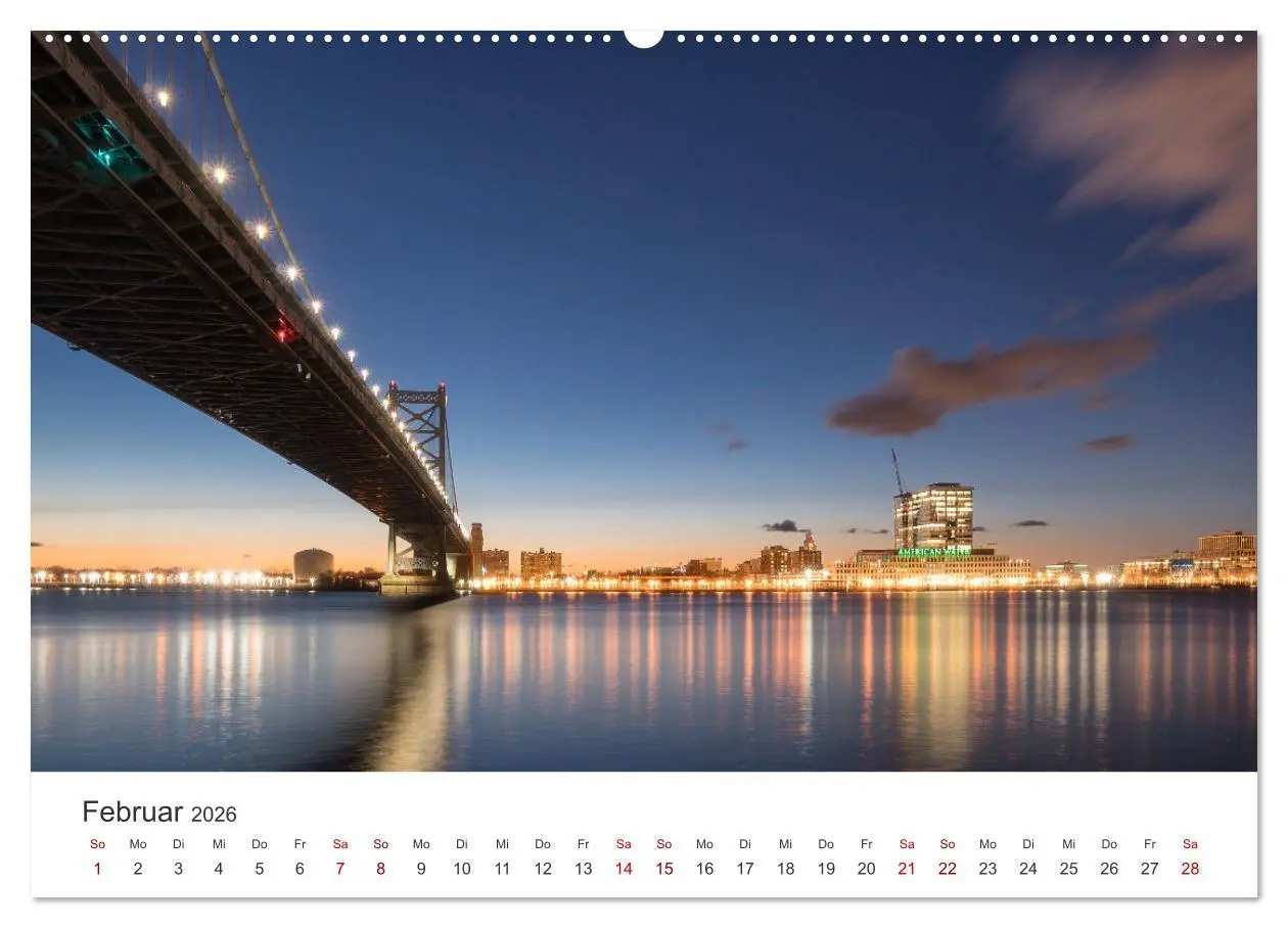 Bild: 9783457613184 | Philadelphia - The Birthplace of America (Wandkalender 2026 DIN A2...