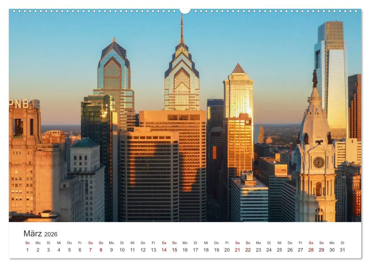 Bild: 9783457613184 | Philadelphia - The Birthplace of America (Wandkalender 2026 DIN A2...