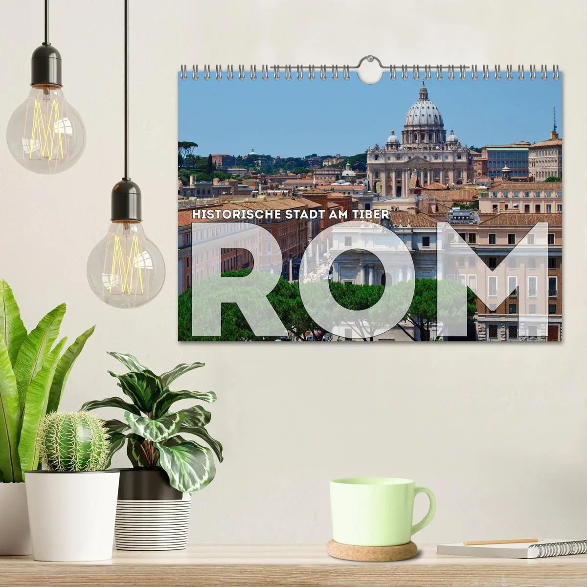 Bild: 9783516183184 | Historische Stadt am Tiber ROM (Wandkalender 2026 DIN A4 quer),...