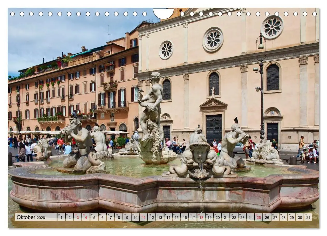 Bild: 9783516183184 | Historische Stadt am Tiber ROM (Wandkalender 2026 DIN A4 quer),...