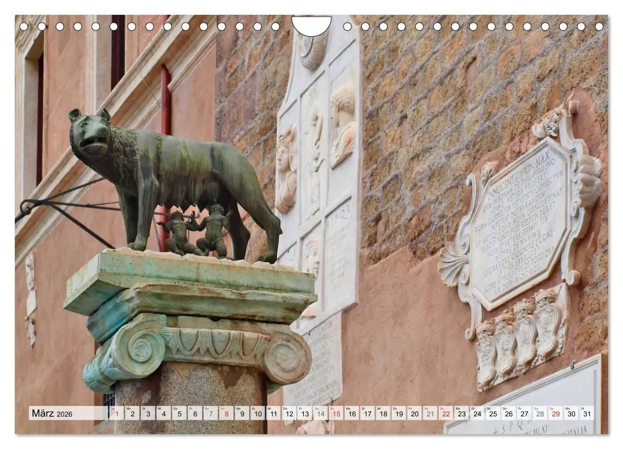 Bild: 9783516183184 | Historische Stadt am Tiber ROM (Wandkalender 2026 DIN A4 quer),...