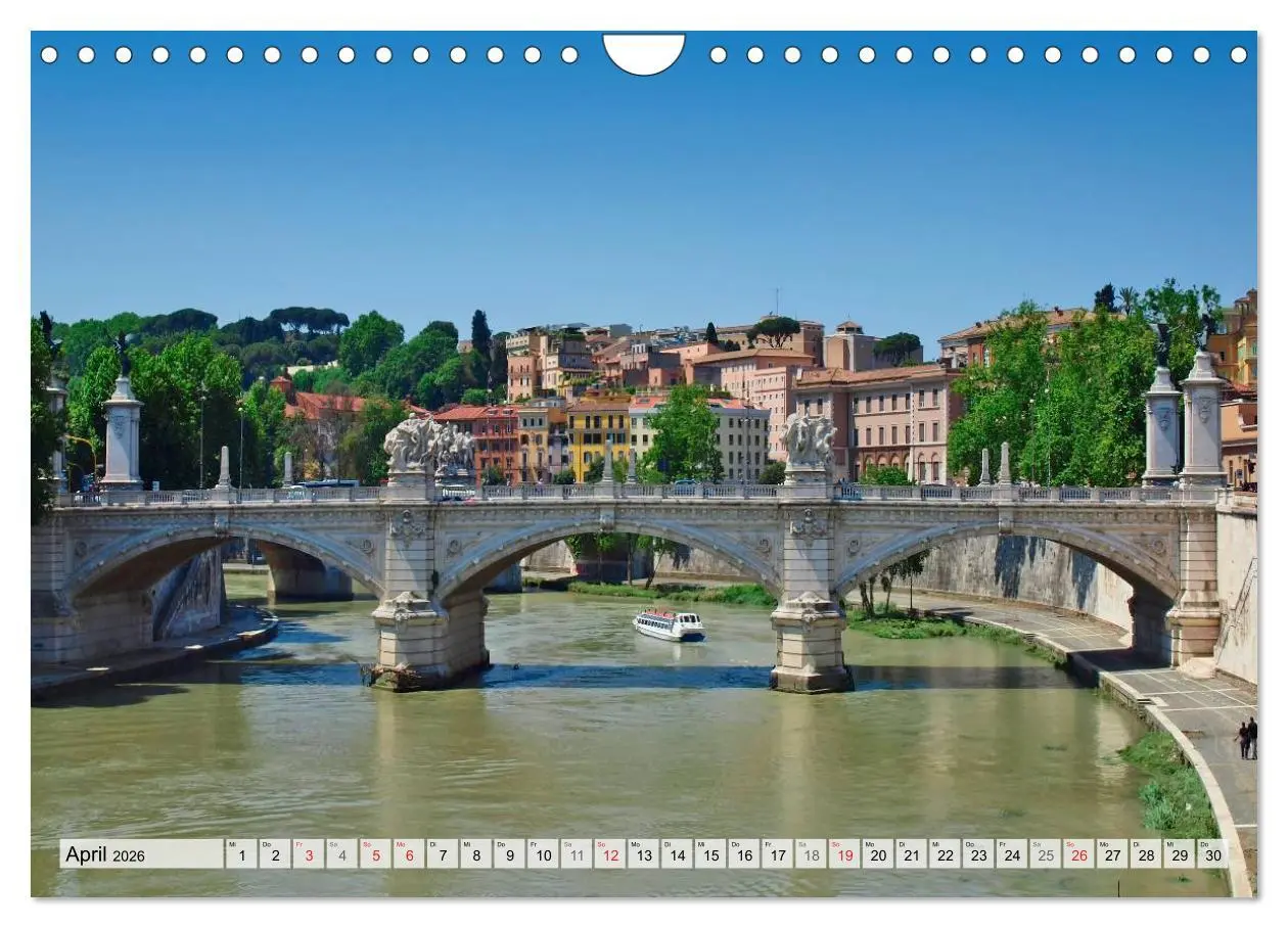 Bild: 9783516183184 | Historische Stadt am Tiber ROM (Wandkalender 2026 DIN A4 quer),...