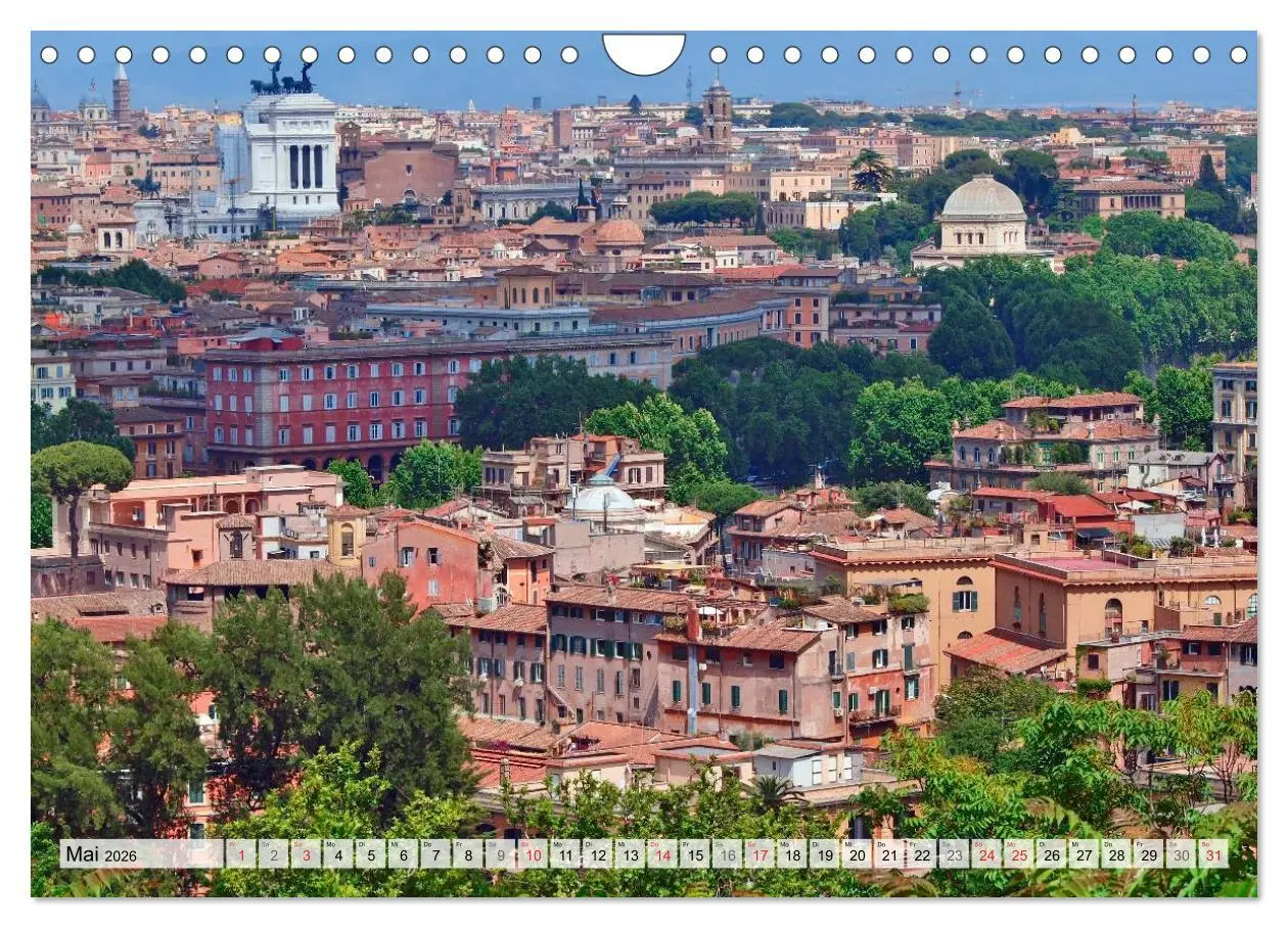 Bild: 9783516183184 | Historische Stadt am Tiber ROM (Wandkalender 2026 DIN A4 quer),...