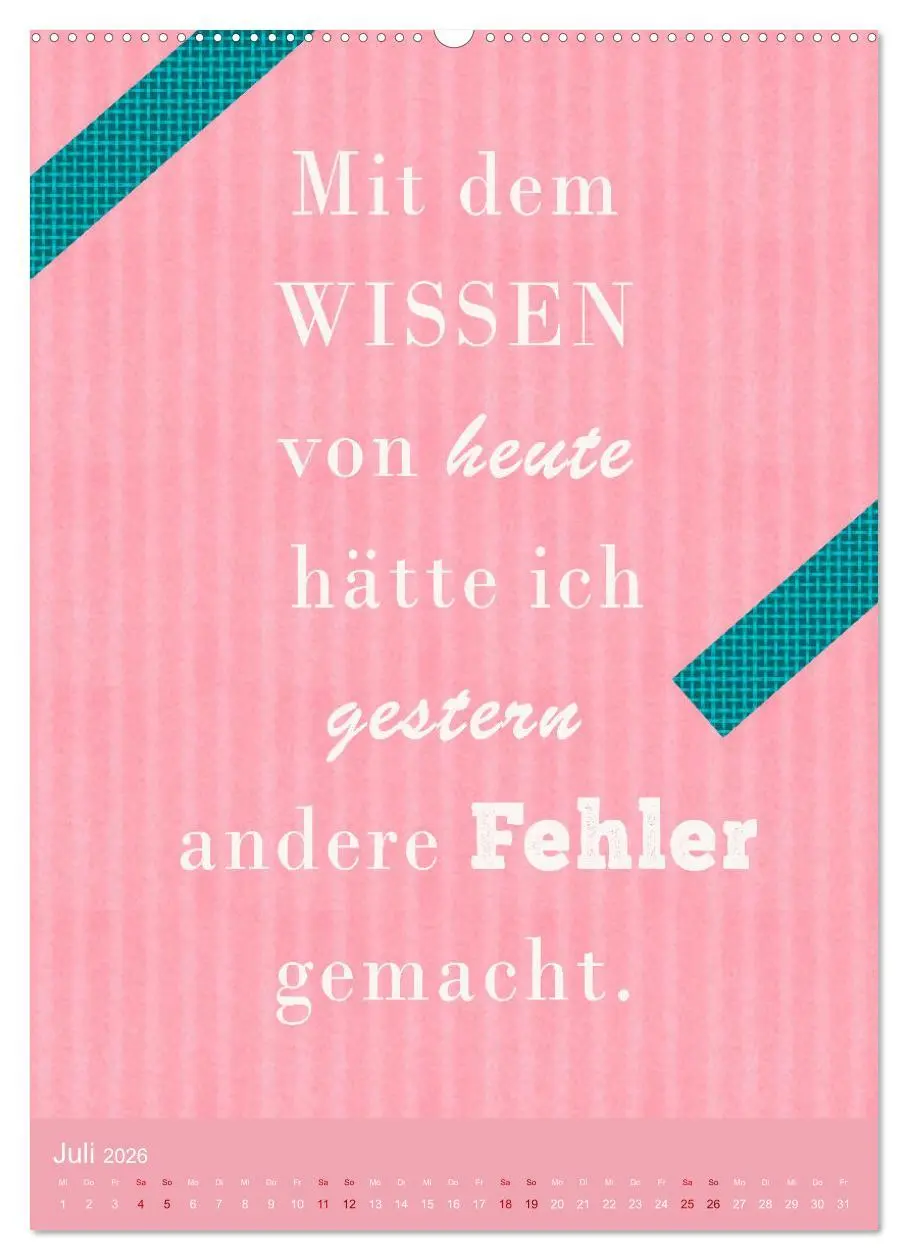 Bild: 9783516253184 | Arbeit macht Spaß (Wandkalender 2026 DIN A2 hoch), CALVENDO...