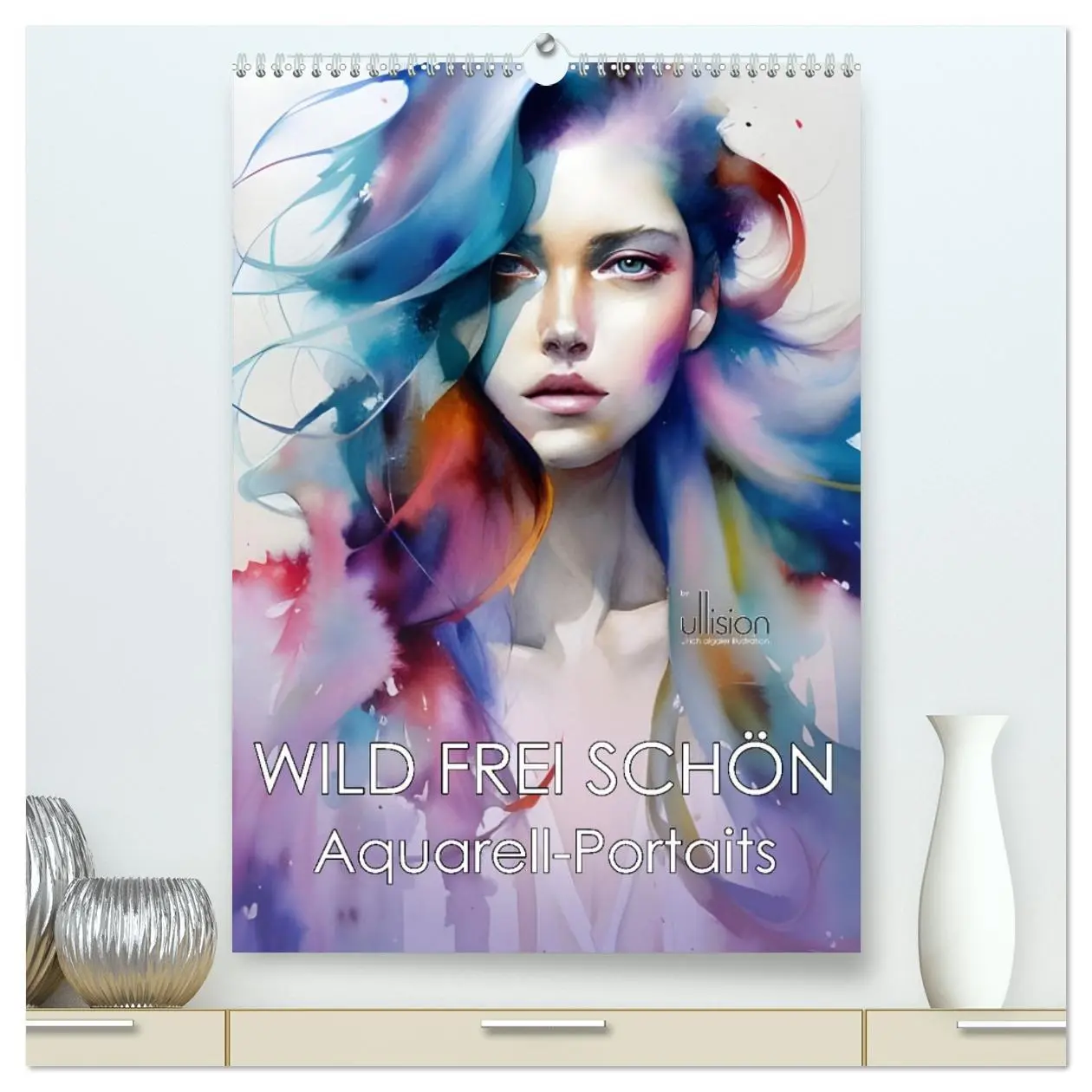Cover: 9783516323184 | WILD FREI SCHÖN Aquarell-Portraits (hochwertiger Premium...