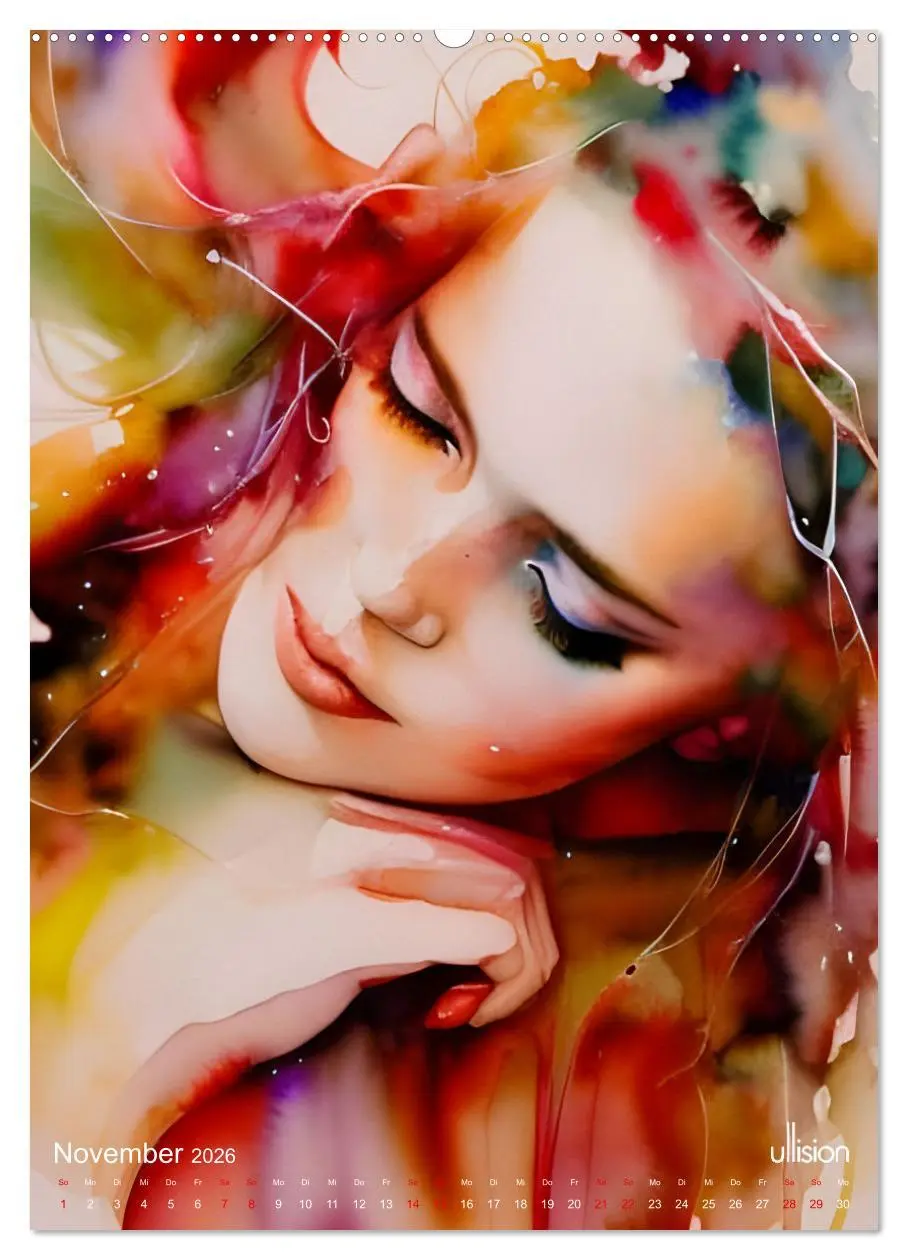 Bild: 9783516323184 | WILD FREI SCHÖN Aquarell-Portraits (hochwertiger Premium...