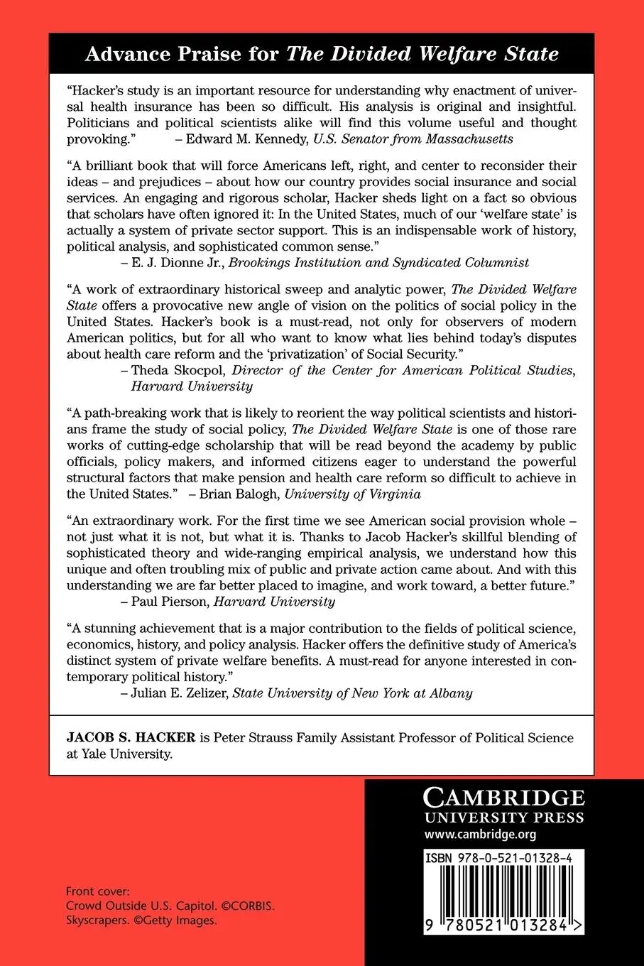 Rückseite: 9780521013284 | The Divided Welfare State | Jacob S. Hacker (u. a.) | Taschenbuch