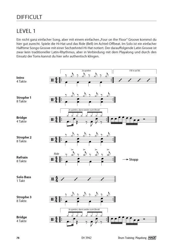 Bild: 9783866263284 | Drum Training Playalong + MP3-CD | Patrick Metzger | Buch | 108 S.
